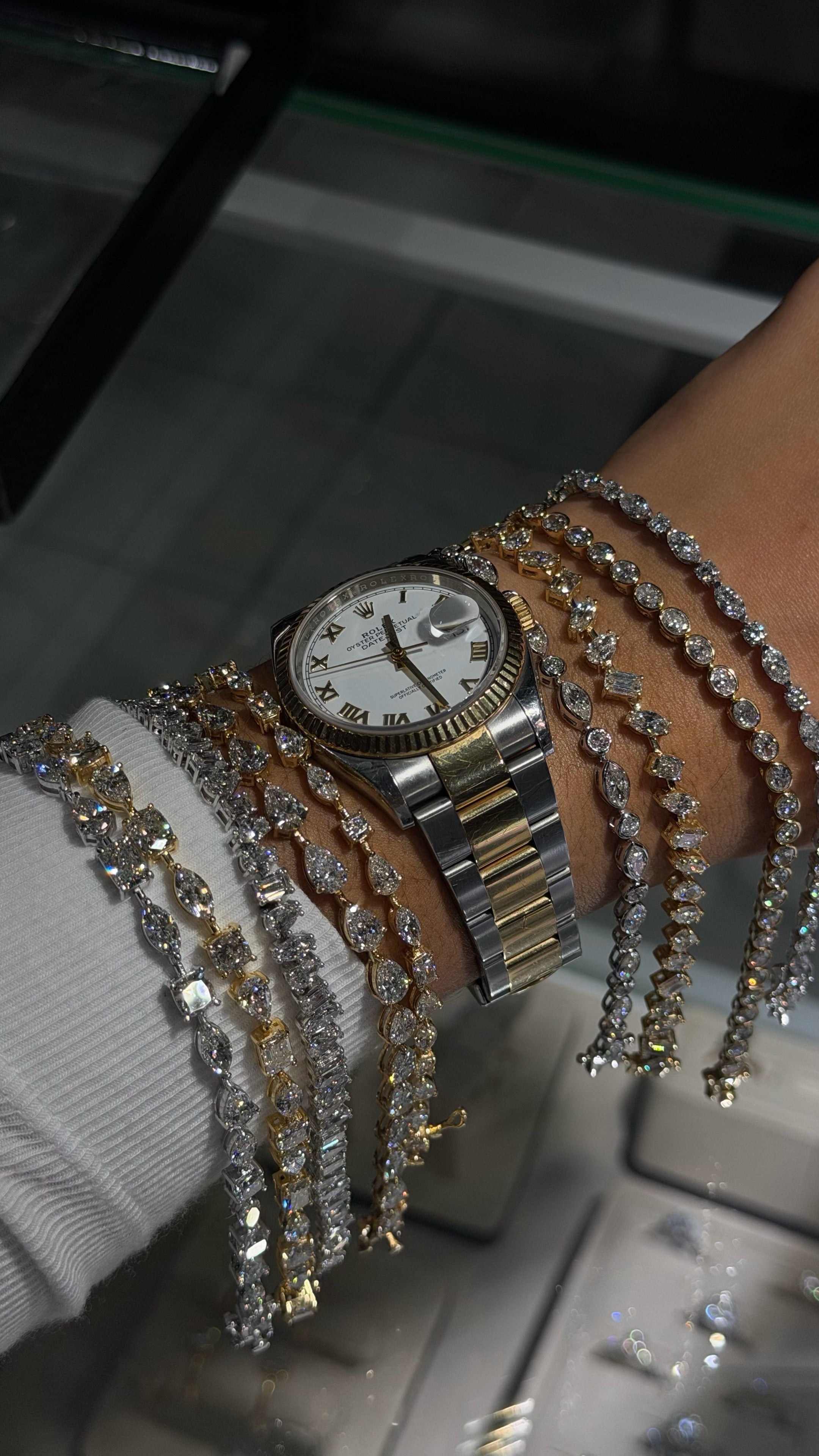 5.40ct Multishape Tennis Bracelet