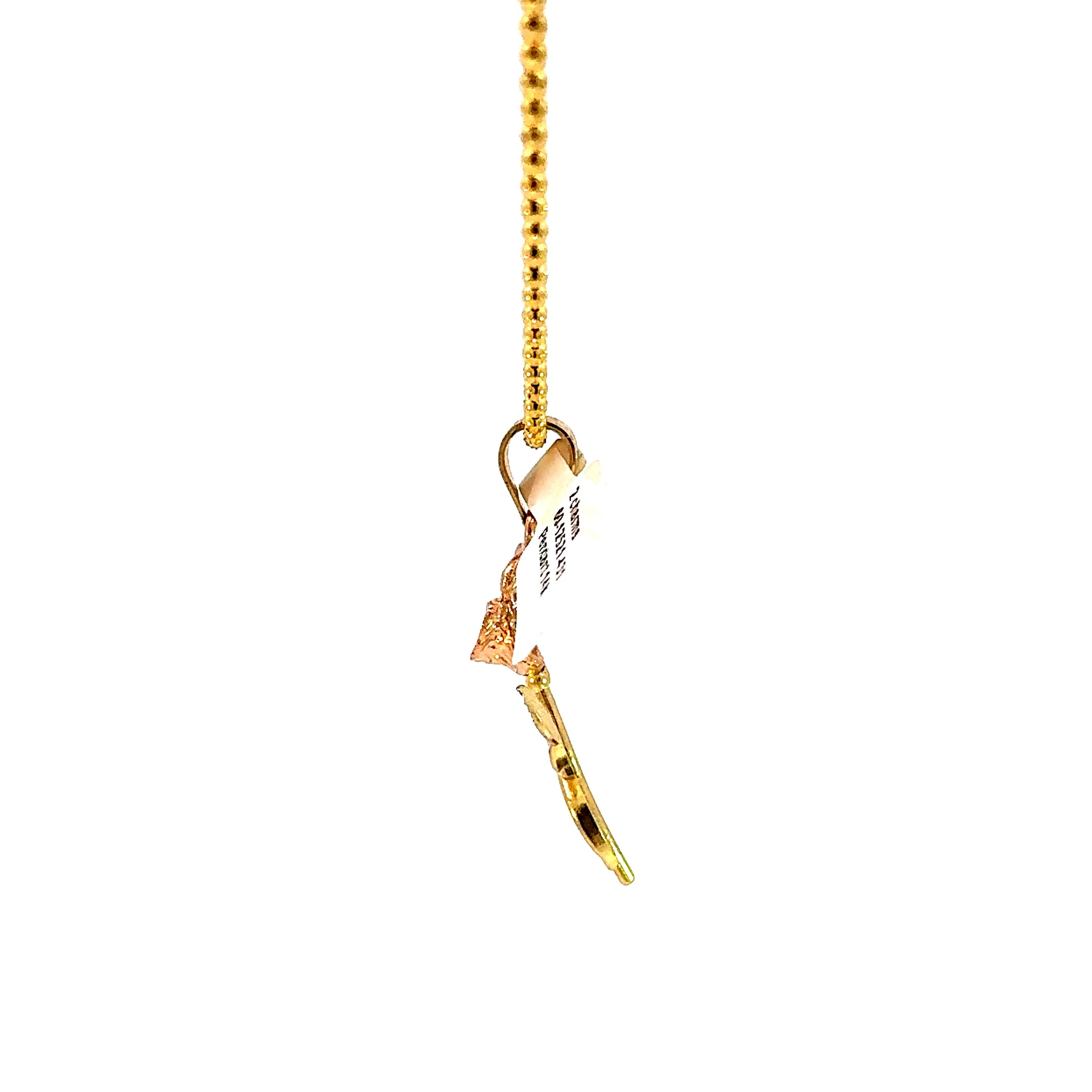 14k Gold Set - 1.8mm Solid Mooncut Chain + Pendant