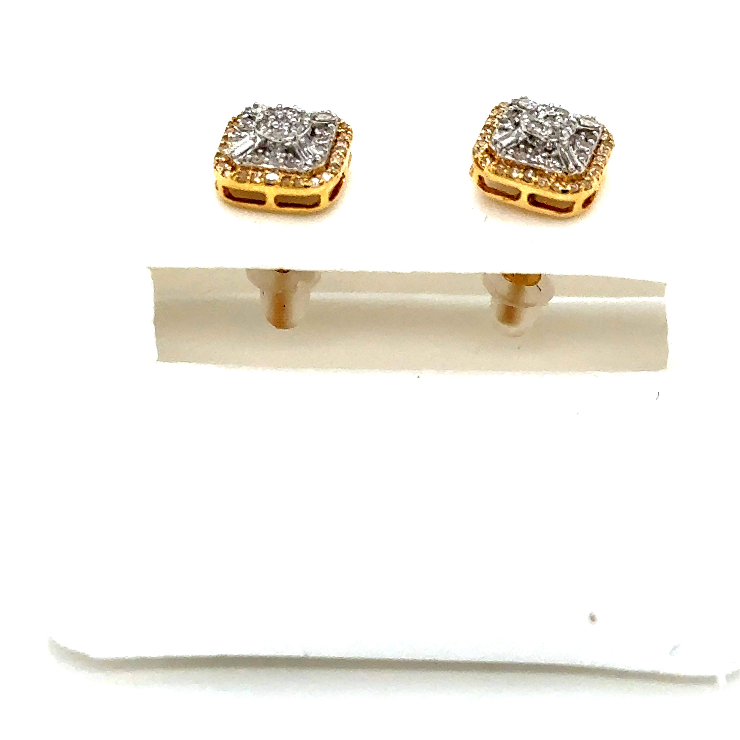 14k Gold- Diamond Studs