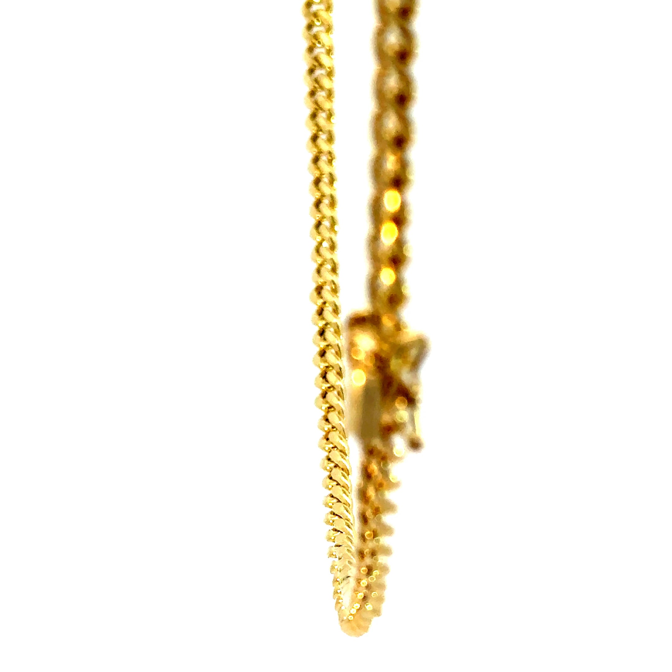 10k Gold - 4.5mm Cuban Chain