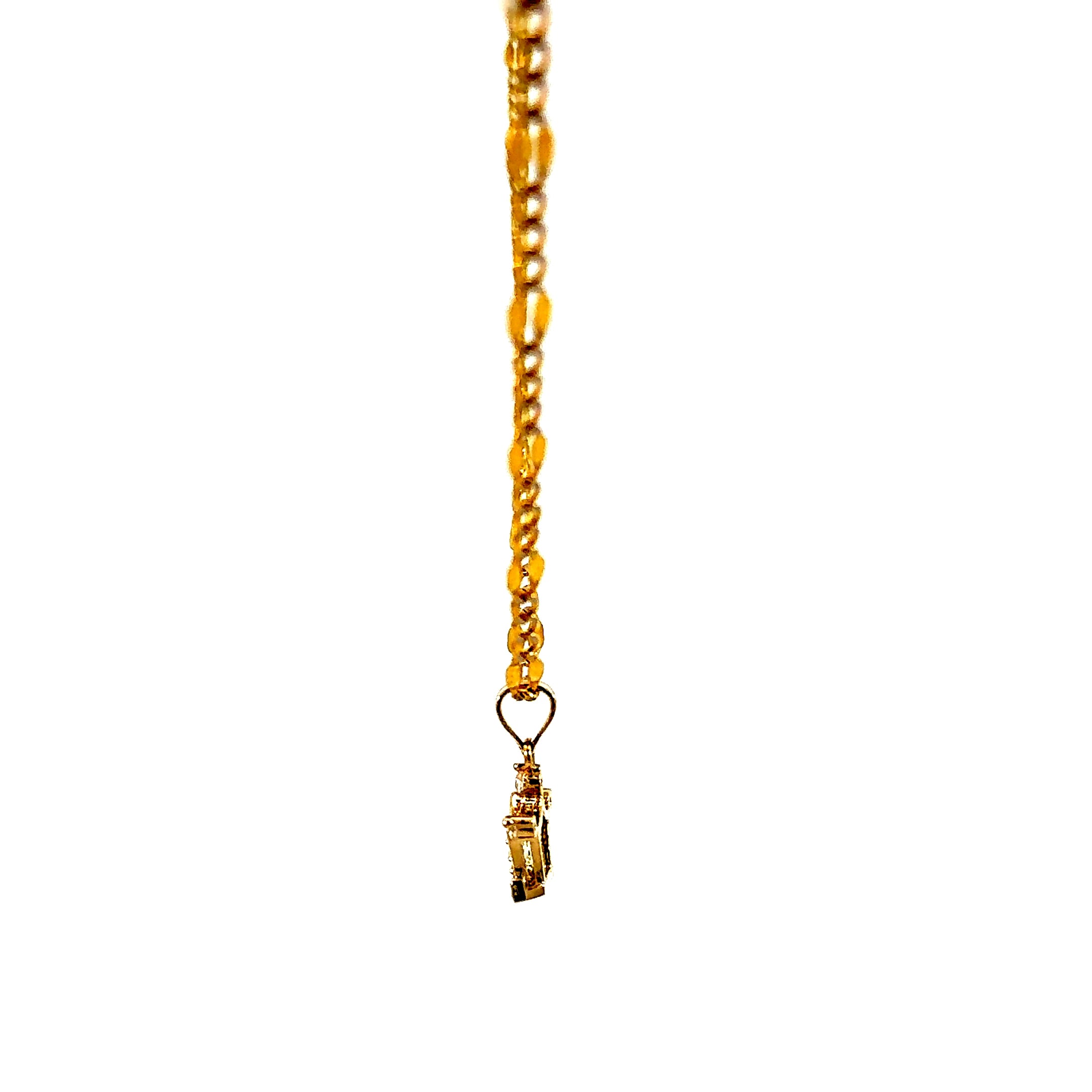 10k Gold Set - 3mm Fancy Chain + Pendant