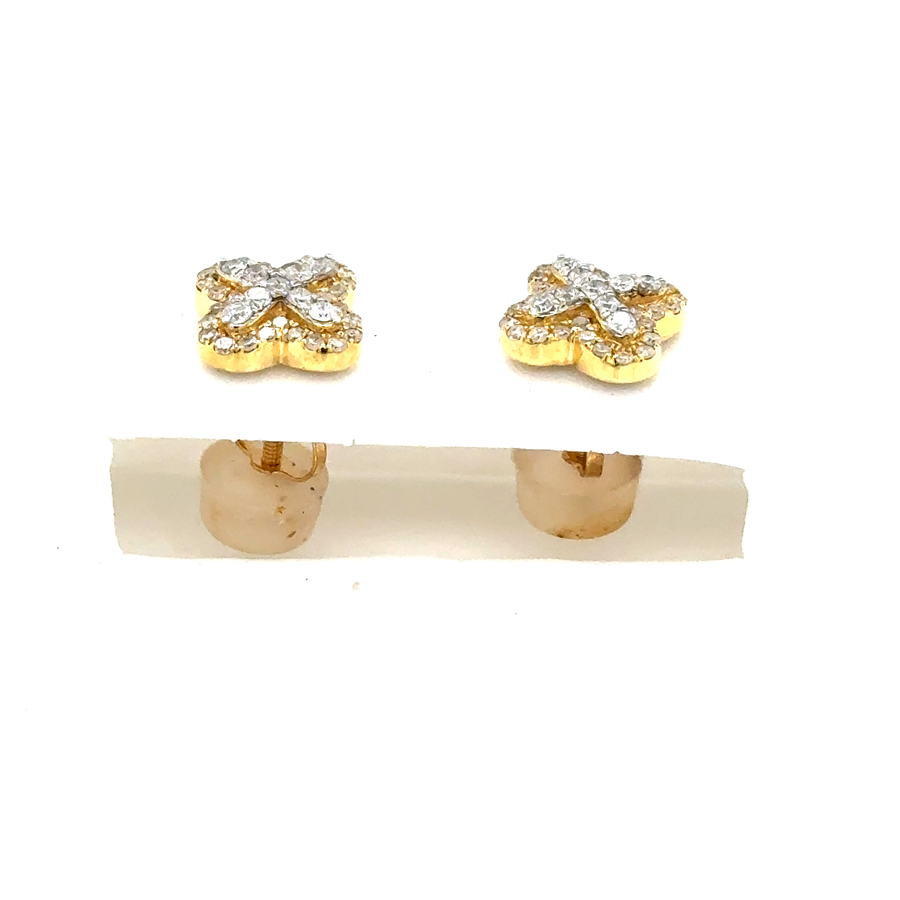 14k Gold- Diamond Studs