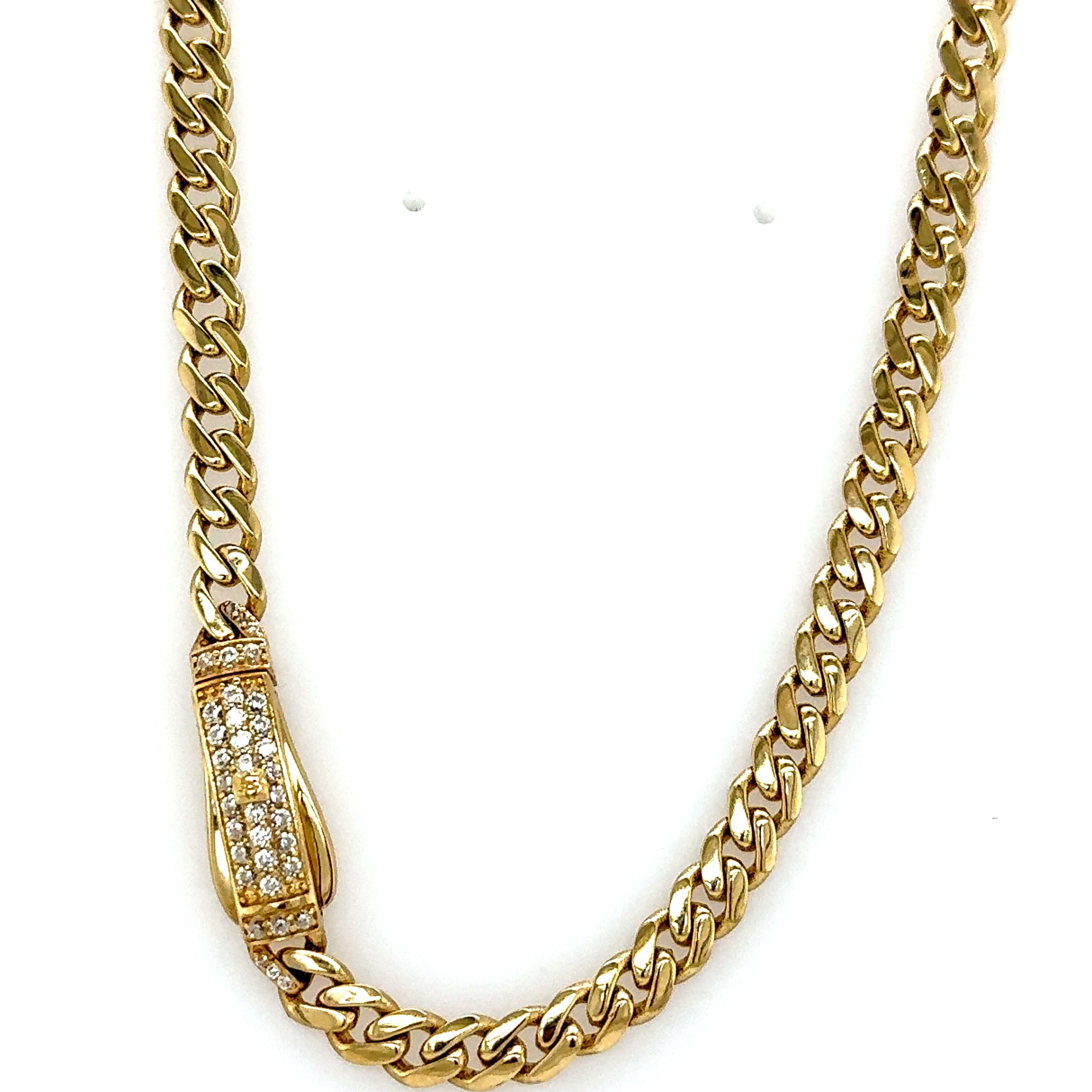 10k Gold - 5mm Monaco Chain