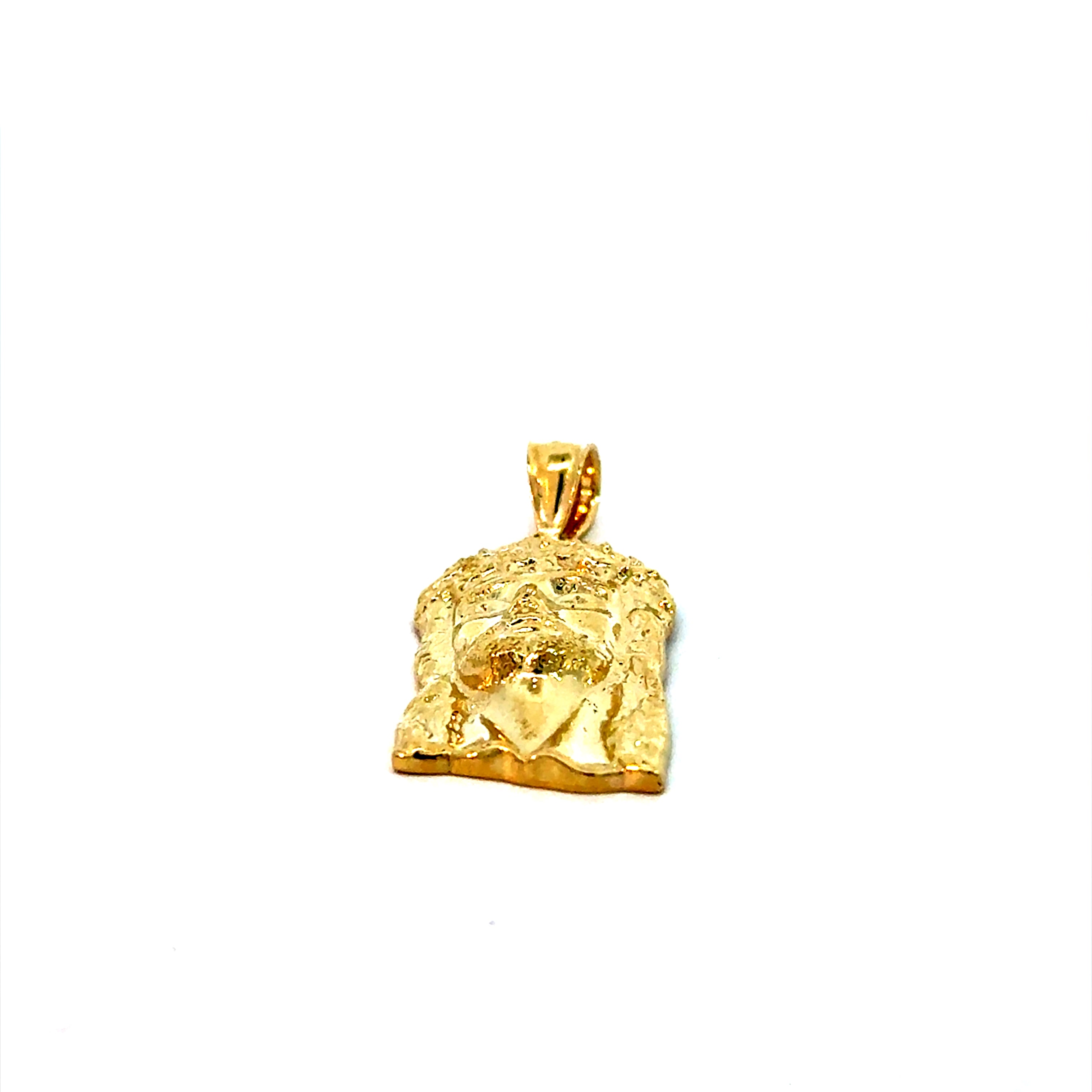 10k Gold - Jesus Pendant