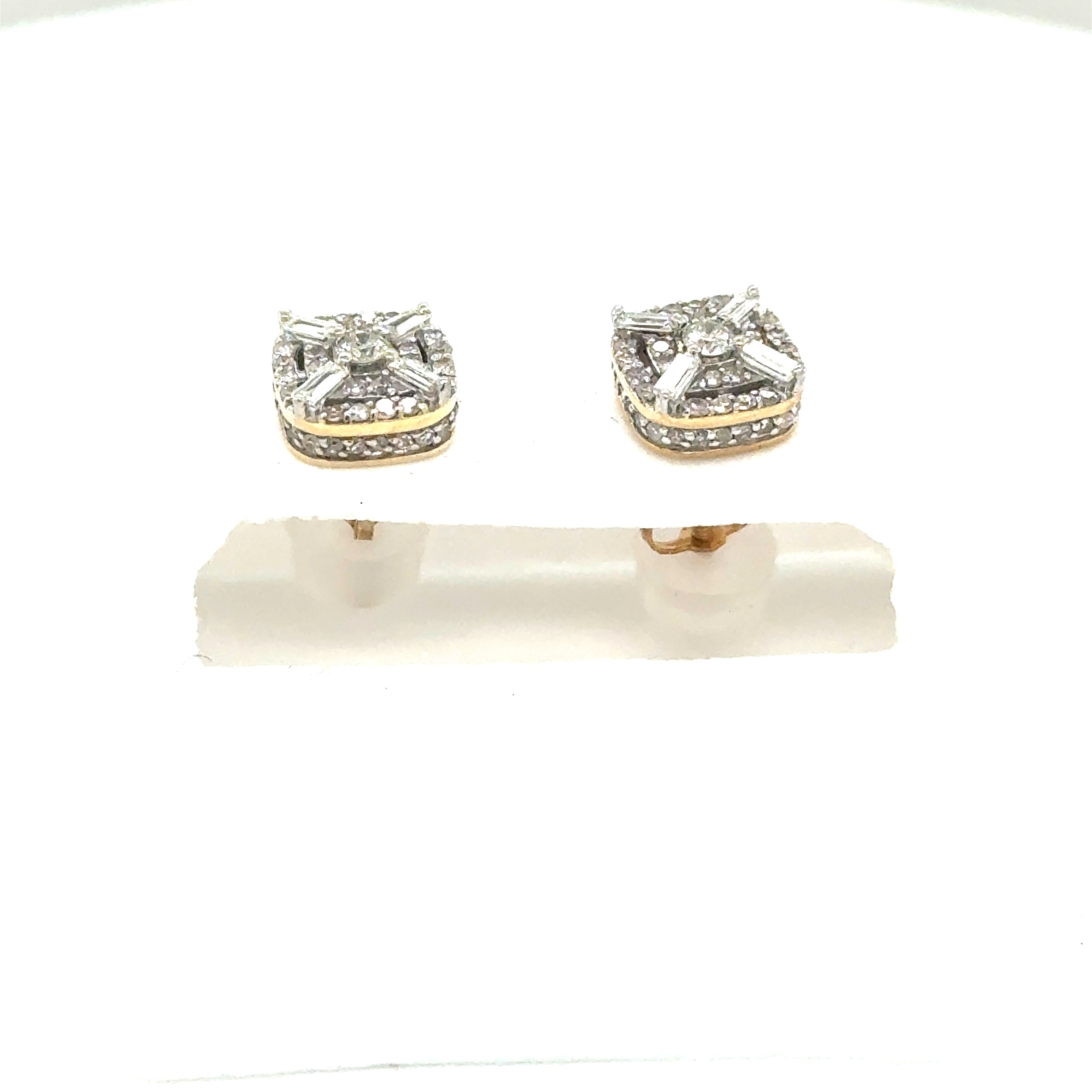 14k Gold- Diamond Studs