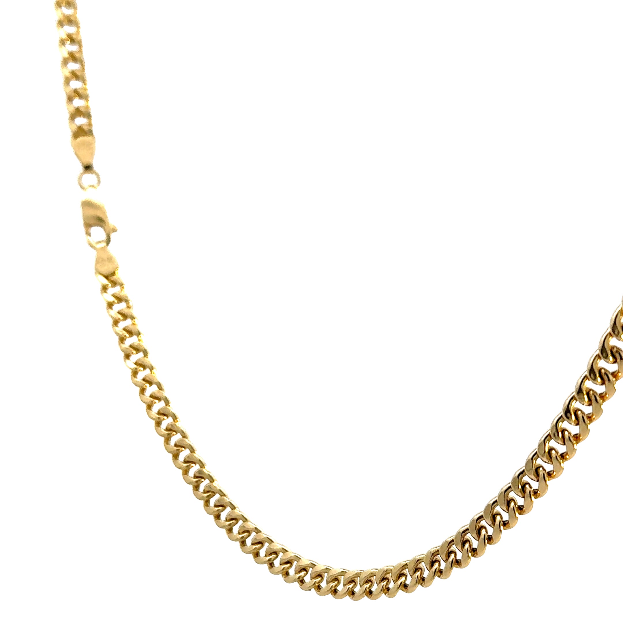 10k Gold - 4.5mm Cuban Chain