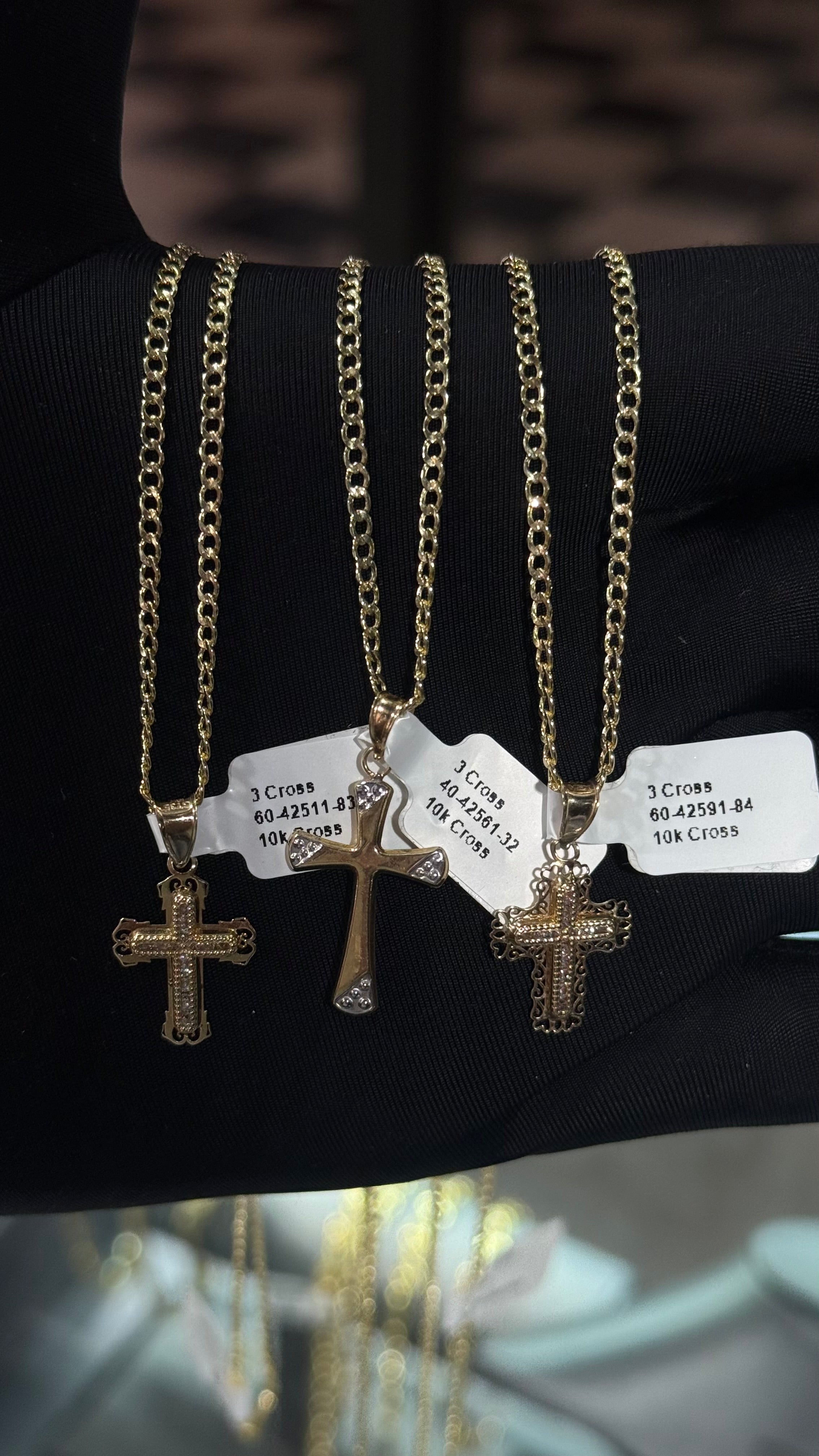 10k Gold Set - 2mm Cuban Chain + Pendant