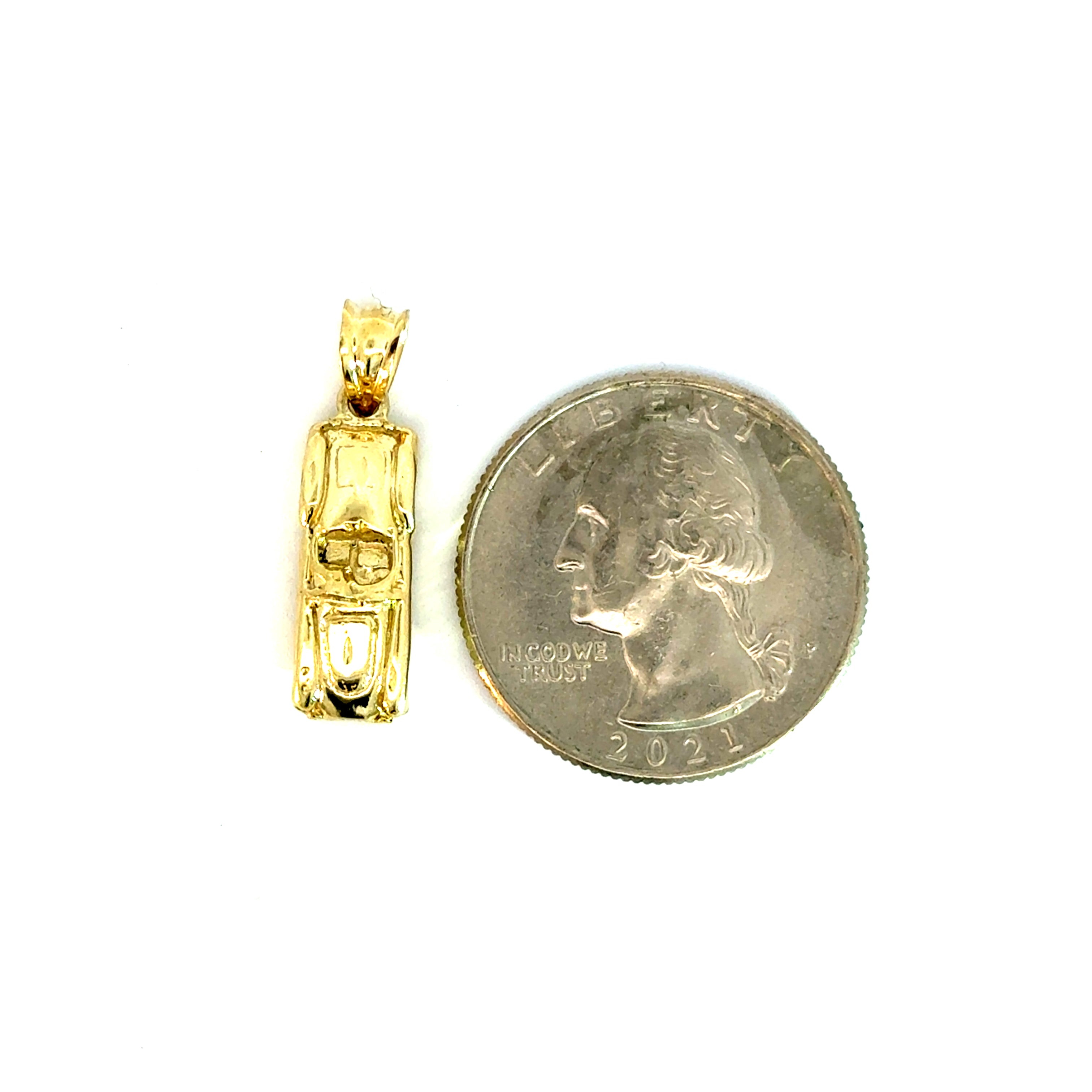 10k Gold - Car Pendant