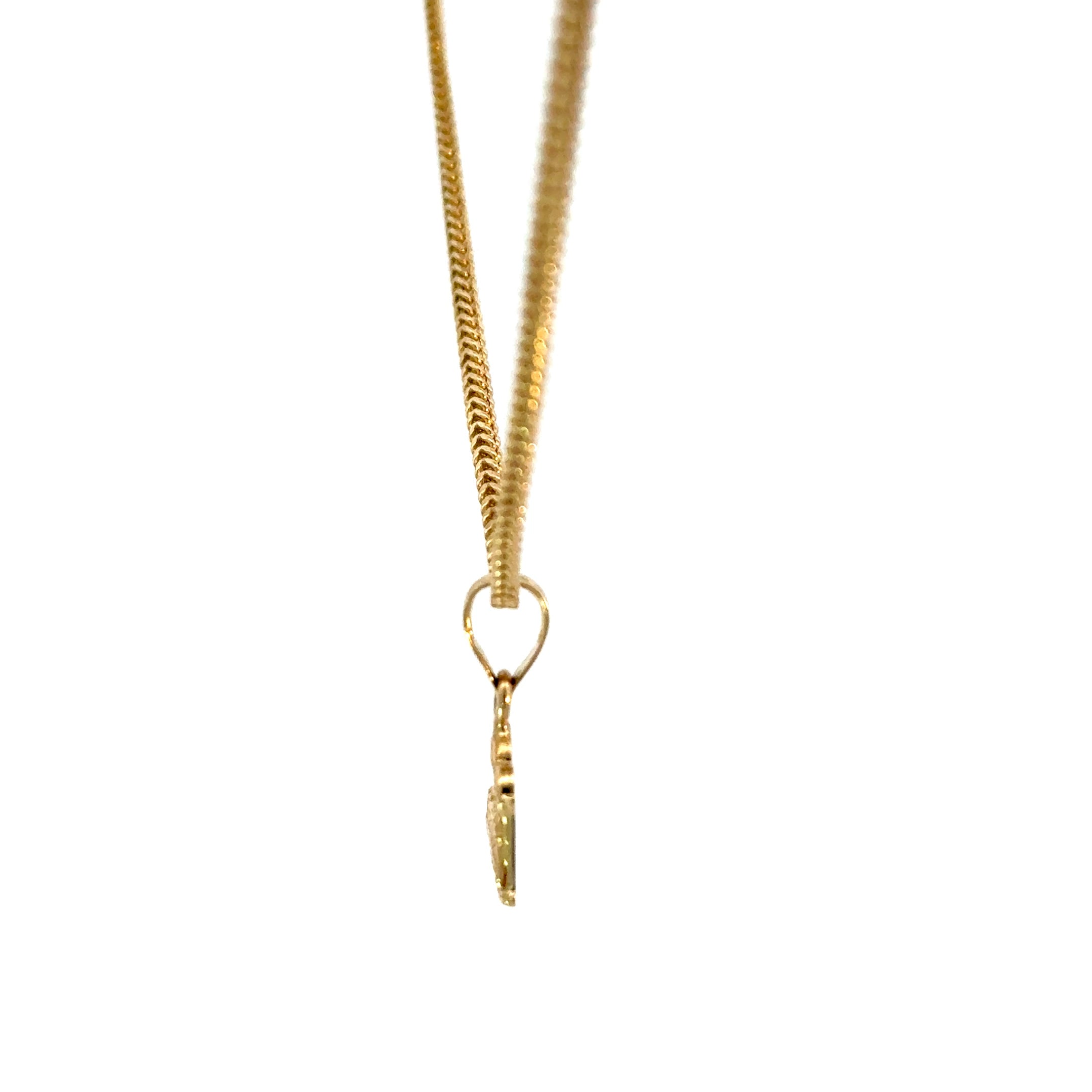 10k Gold Set - 1.5mm Franco Chain + Pendant