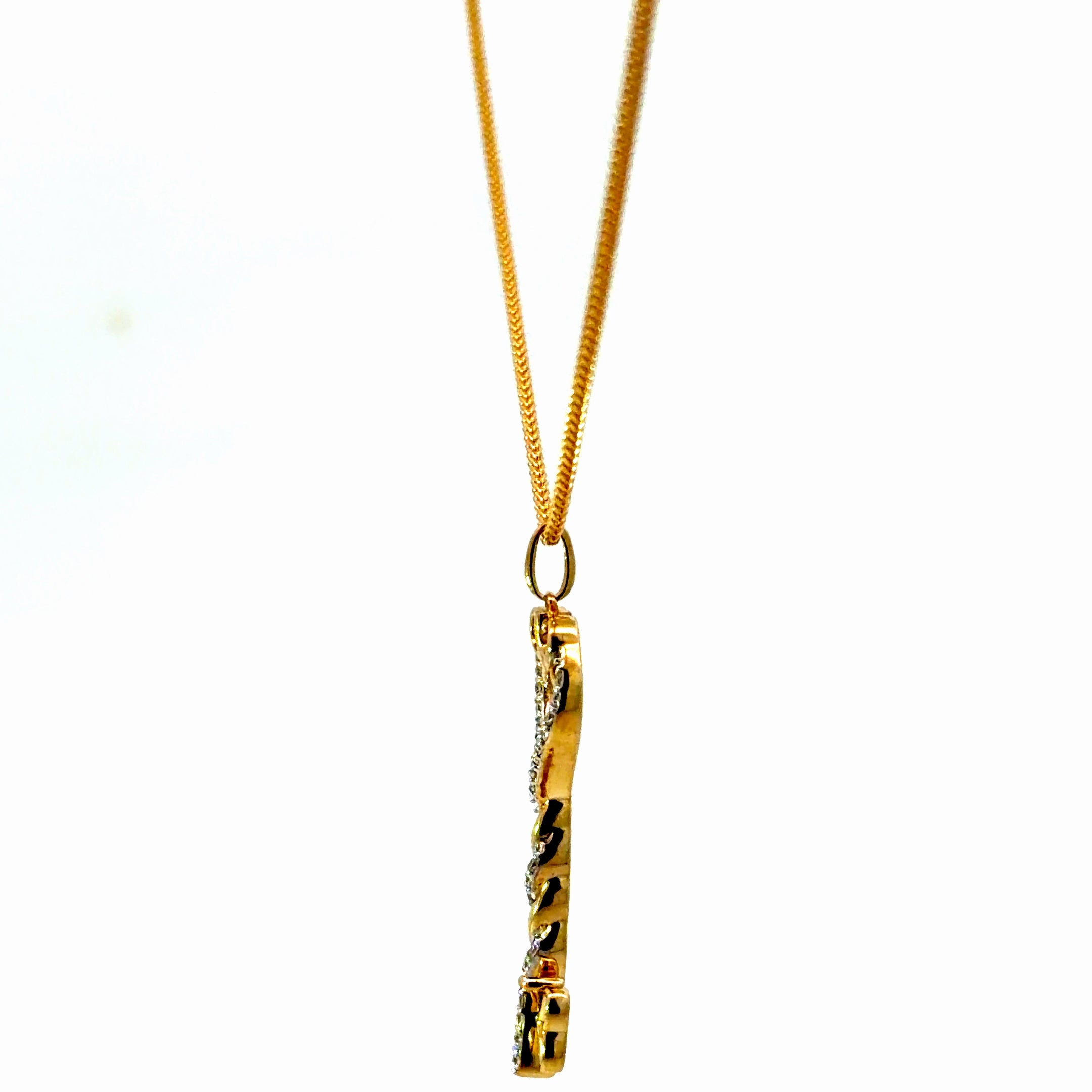 10k Gold & Diamonds - Pendant ONLY