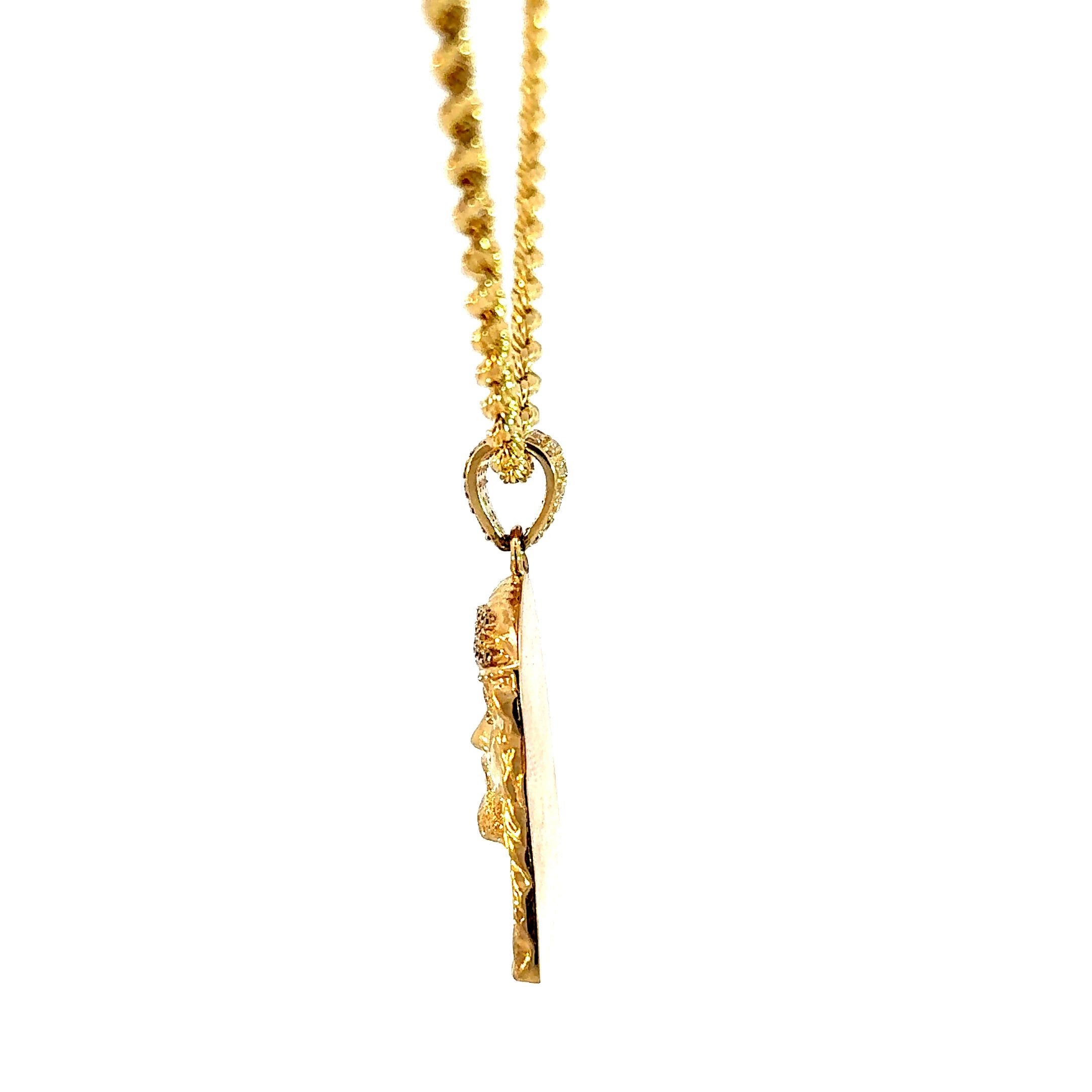 10k Gold Set - 3mm Rope + Pendant