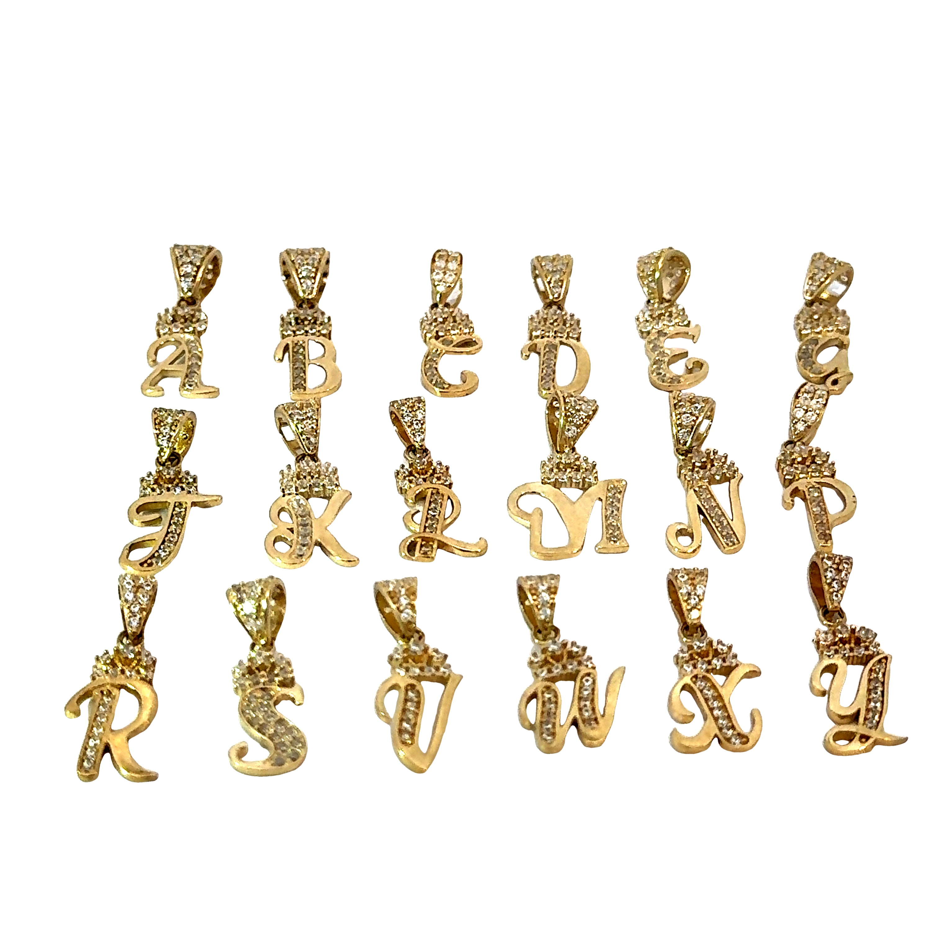 10k Gold Set - 3mm Solid Flat Cuban Chain + Initial