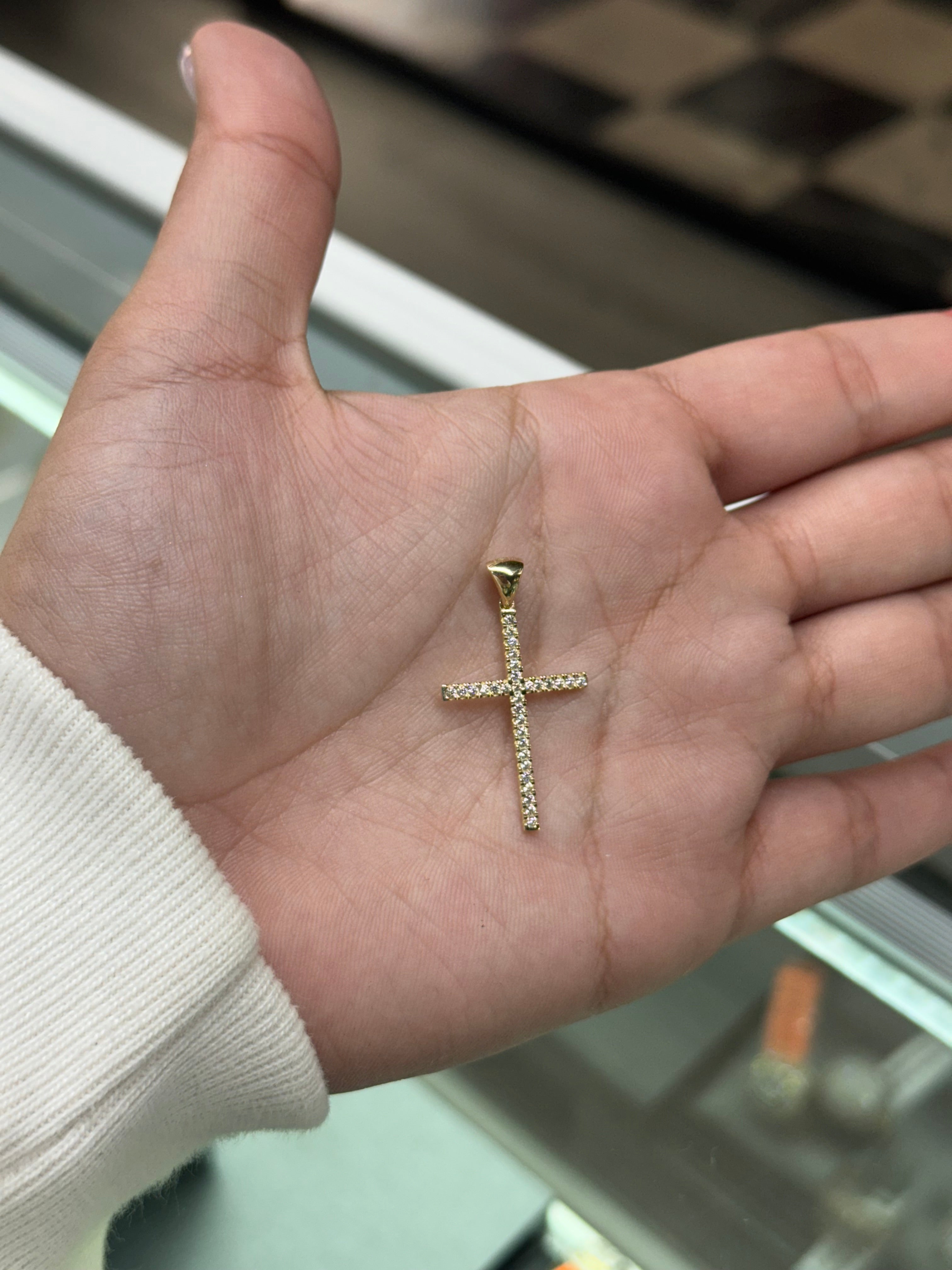 14k Gold - Cross Pendant