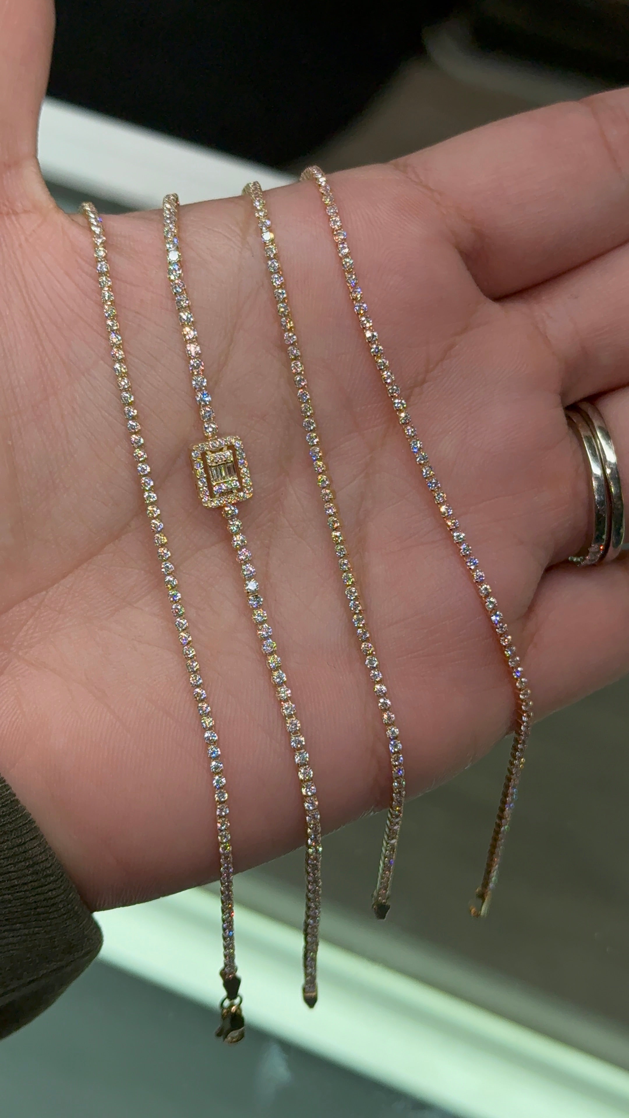 14k Gold - CZ Tennis Bracelet