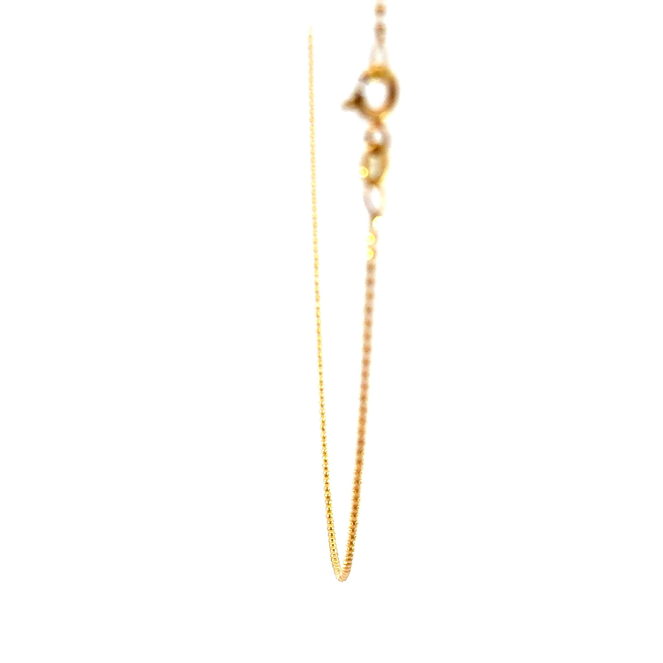 14k Solid Gold - 1.2mm Solid Mooncut Chain