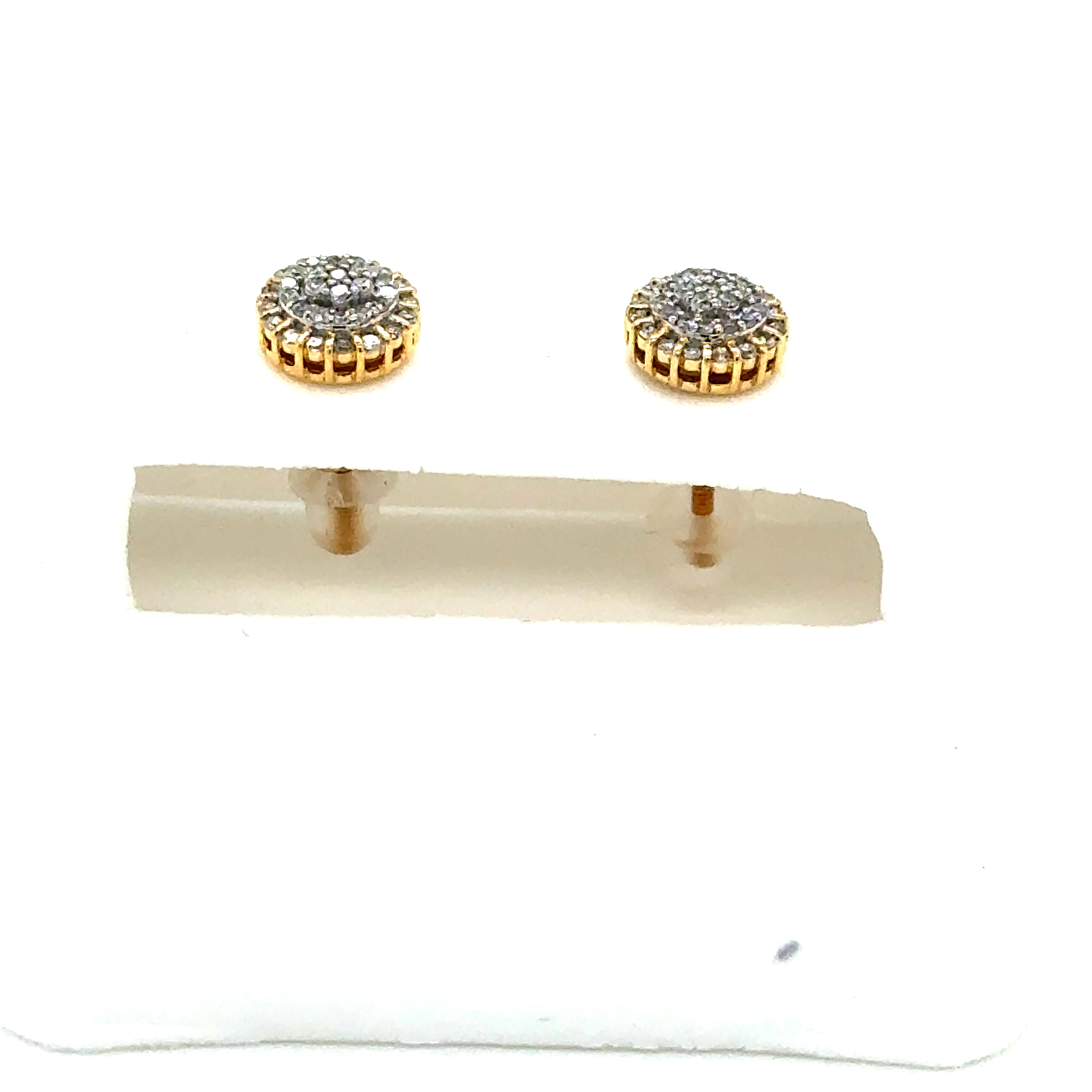 14k Gold- Diamond Studs