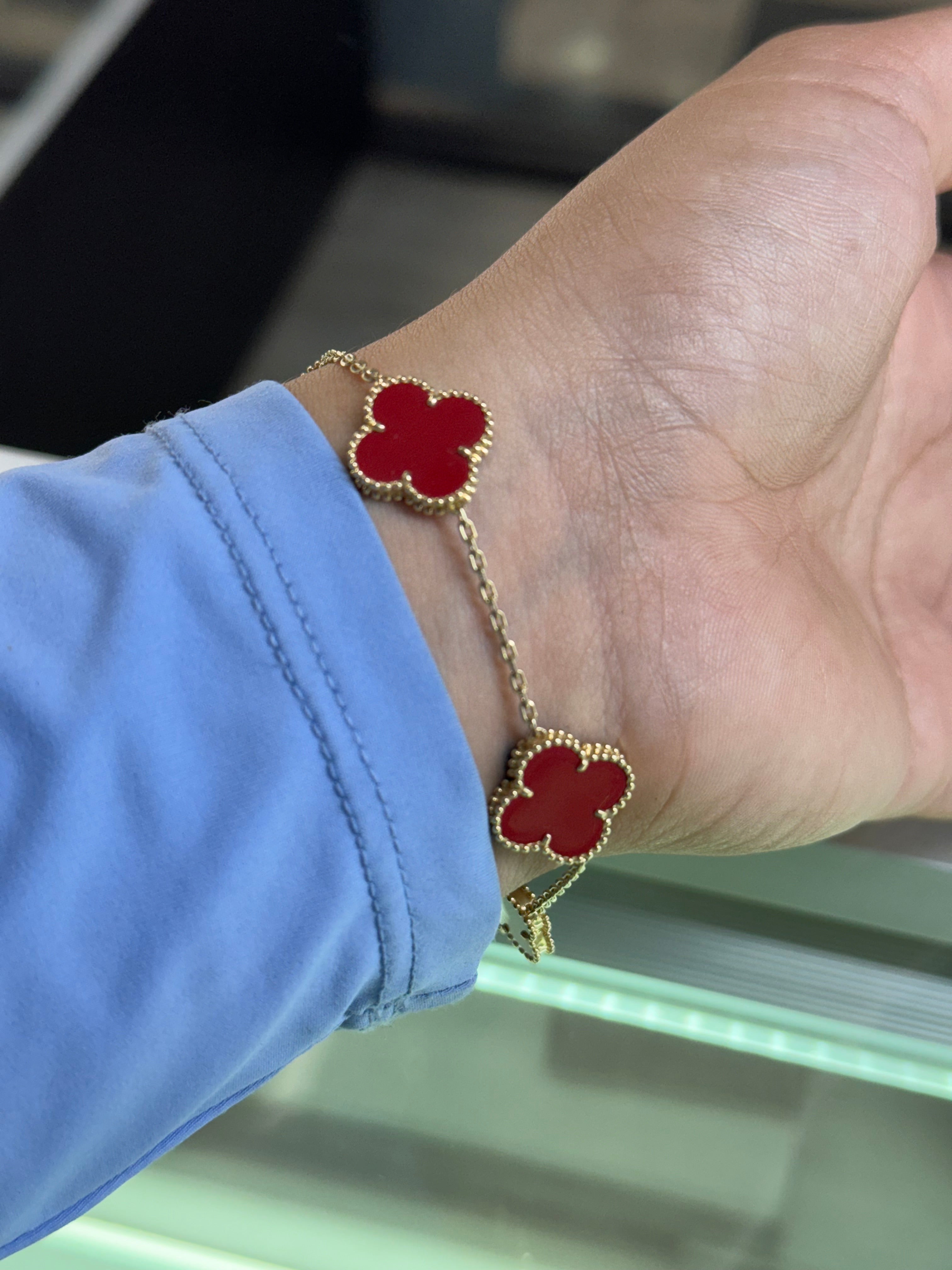 14k Gold - Clover Bracelet