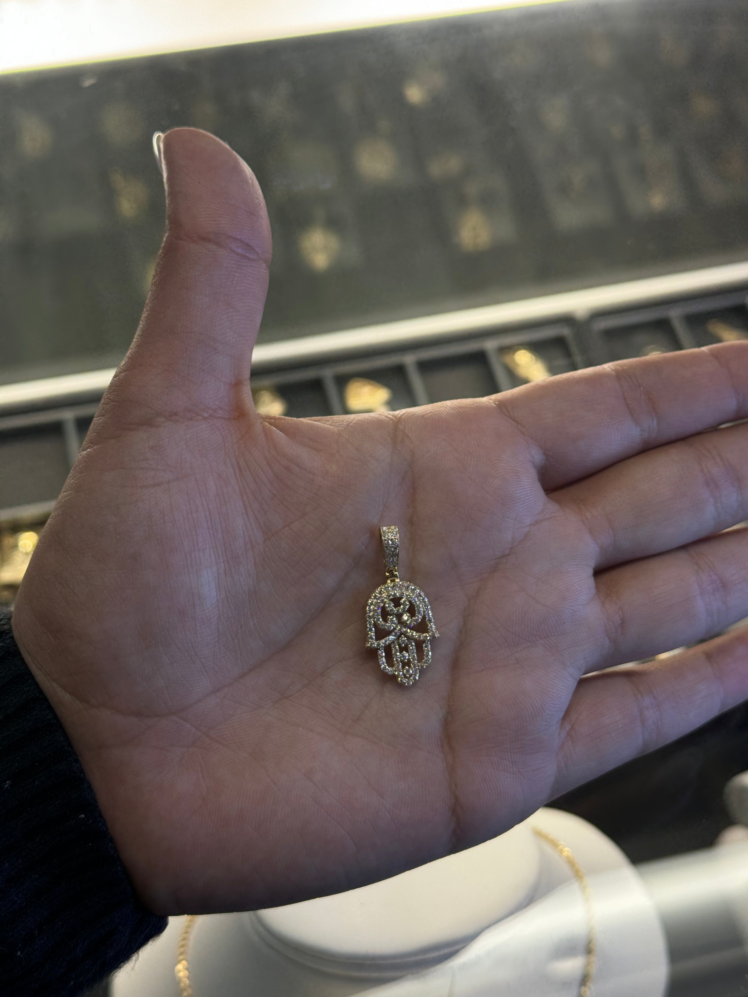 10k Gold - Hamsa Pendant