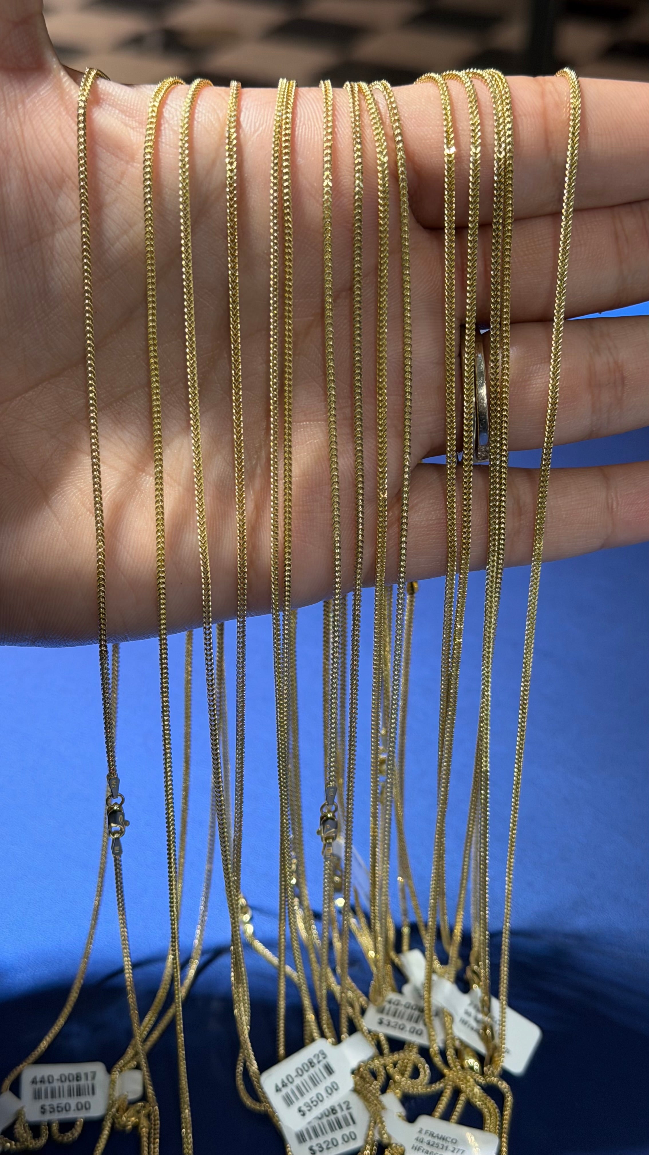 10k Gold - 1.5mm Franco Chain