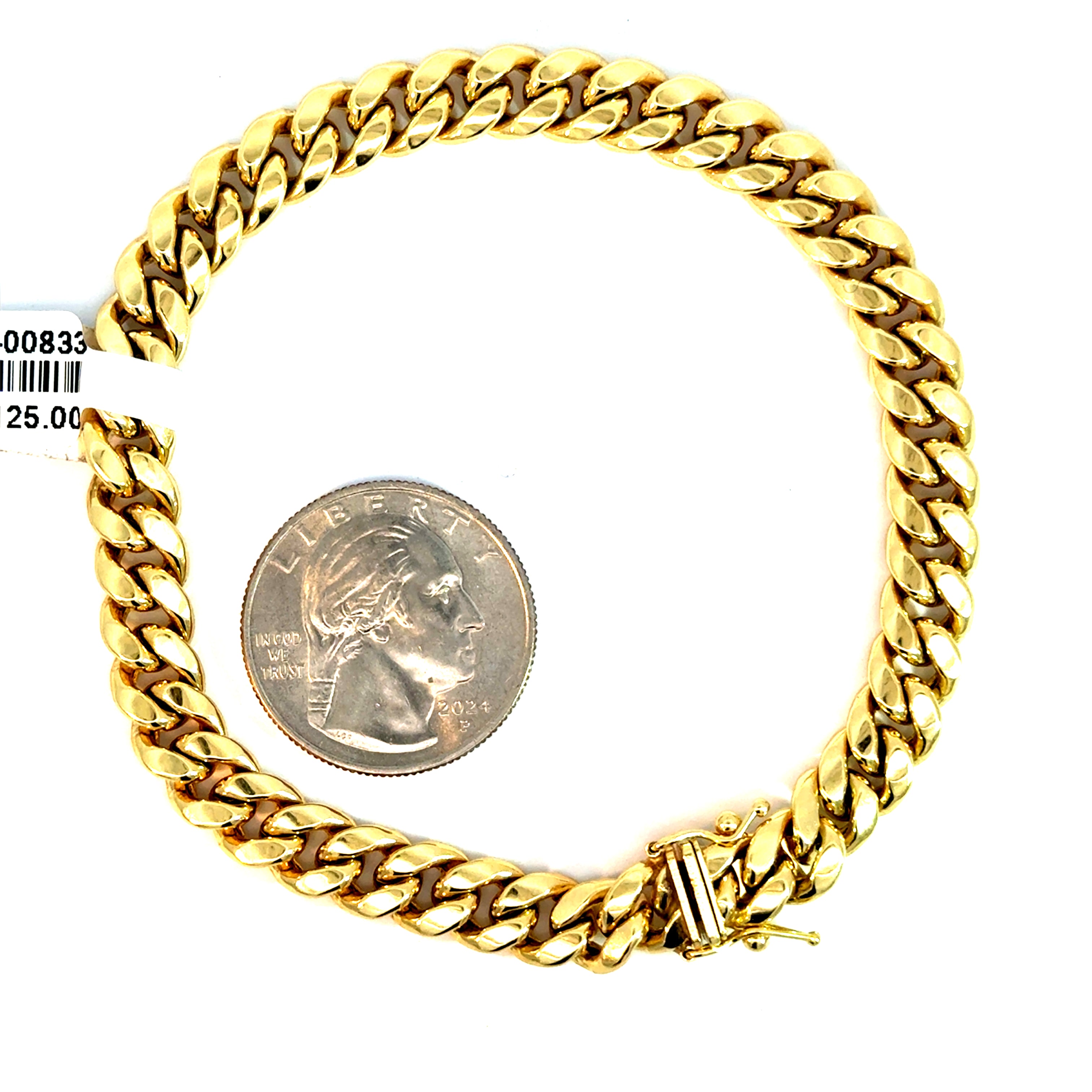 10k Gold - 7.5mm Miami Cuban Bracelet