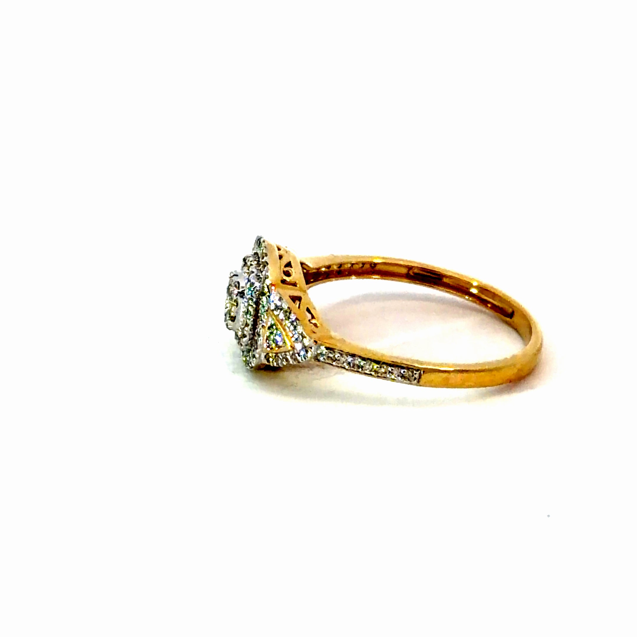 10k Gold & Diamonds Ring