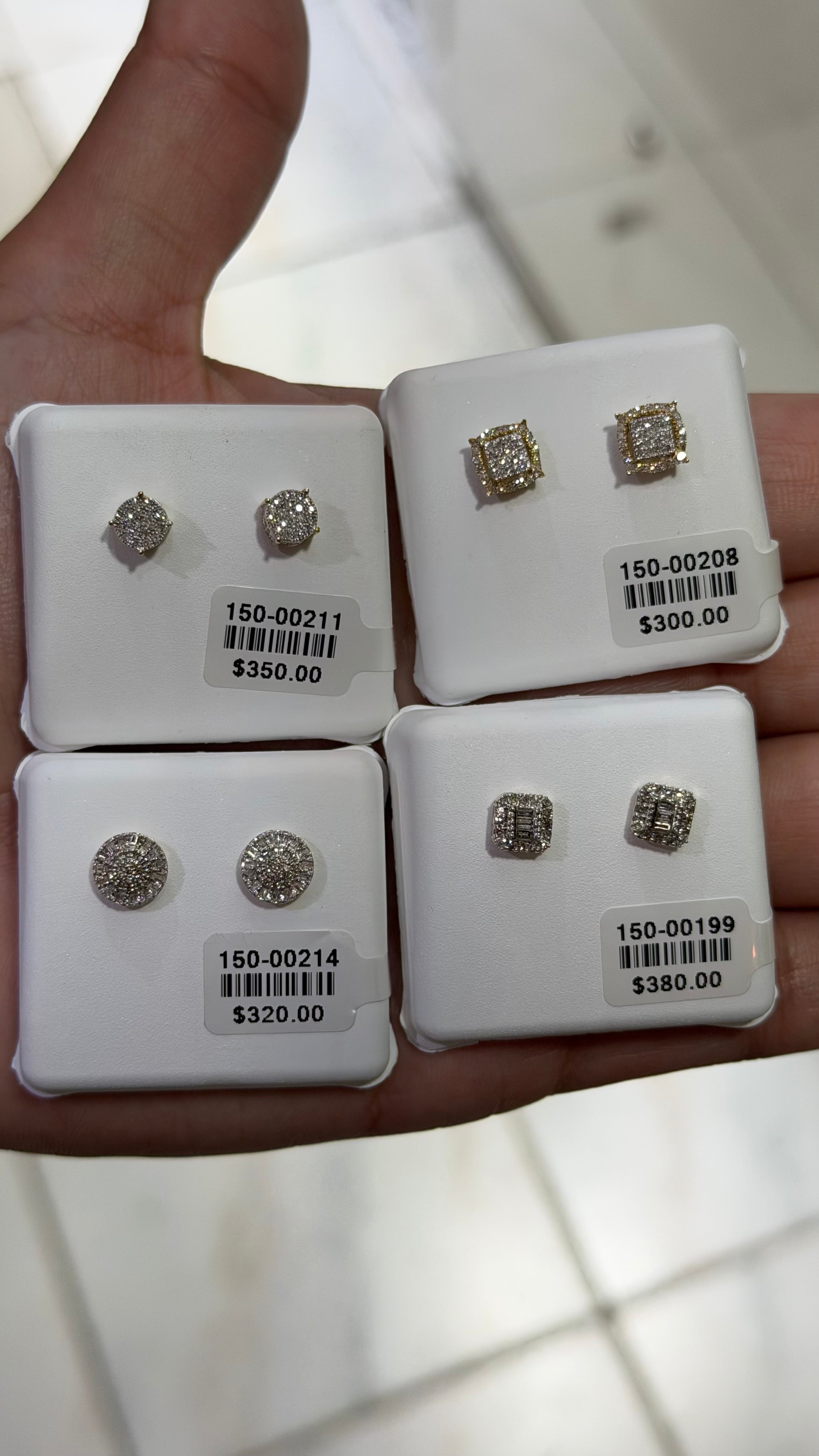 10k Gold & Diamond Studs