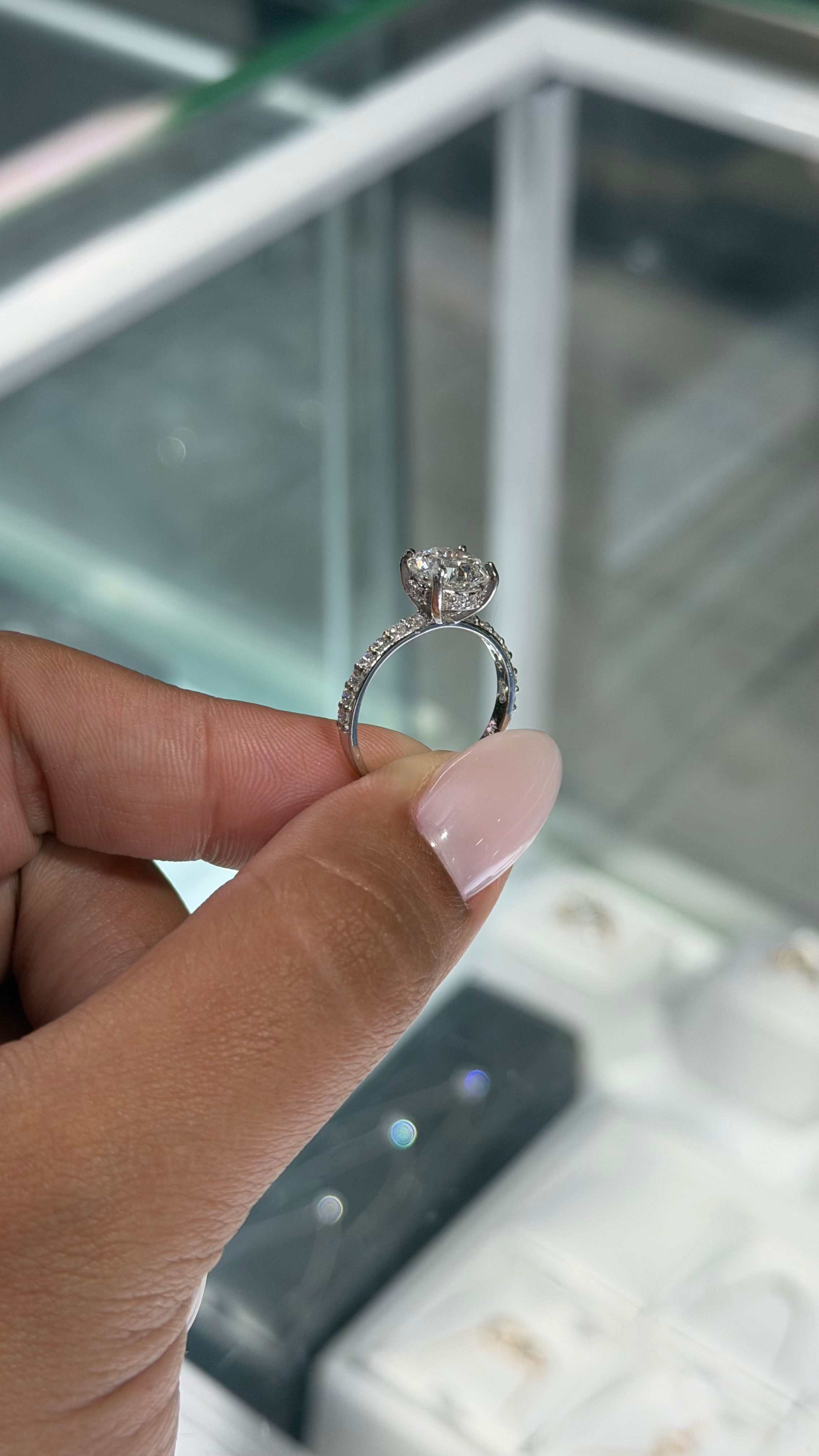 2.04CT Round Brilliant Lab-Grown Diamond Ring
