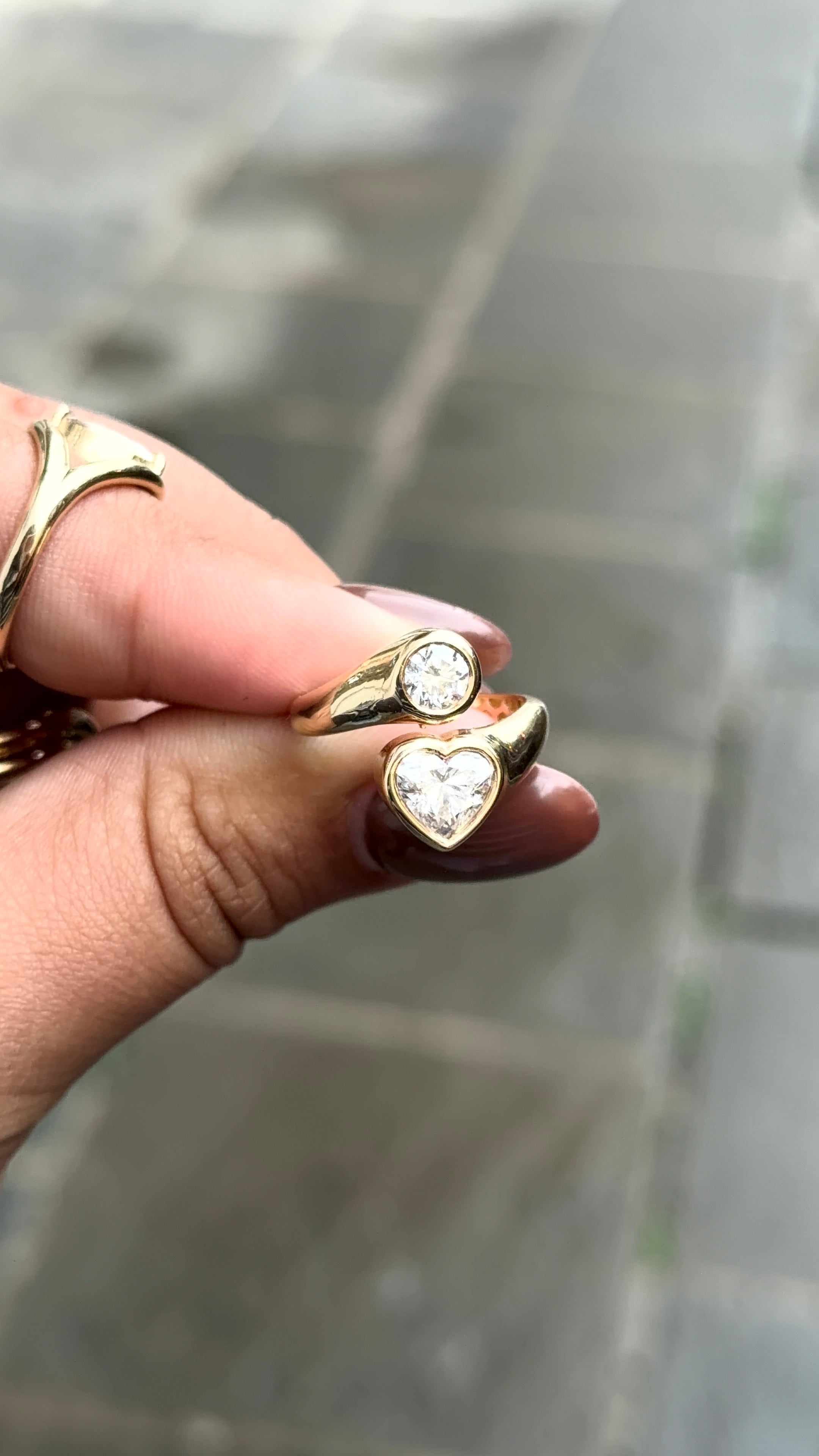 14k Gold & Lab-Grown Diamonds Ring