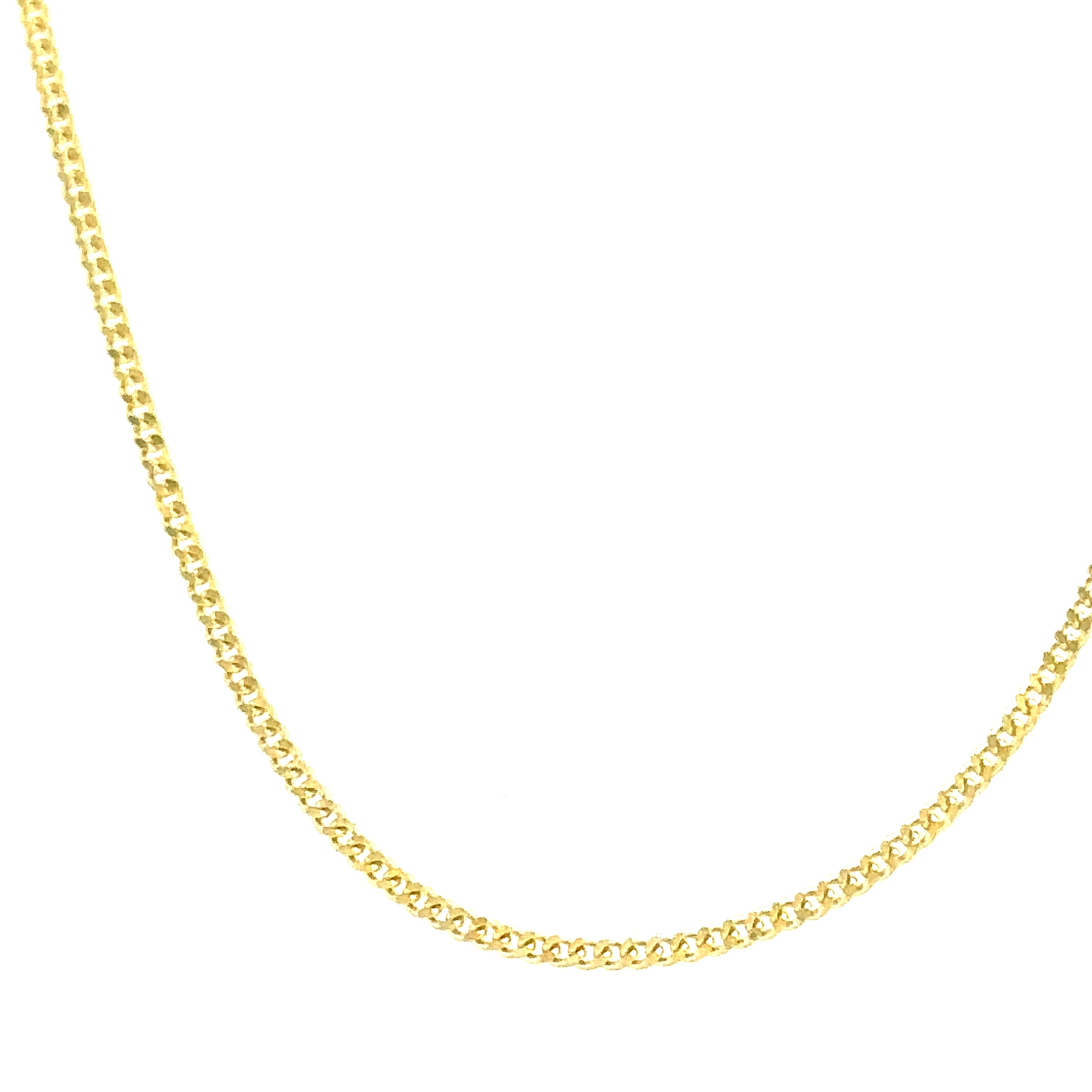 10k Solid - 1.5mm Cuban Chain