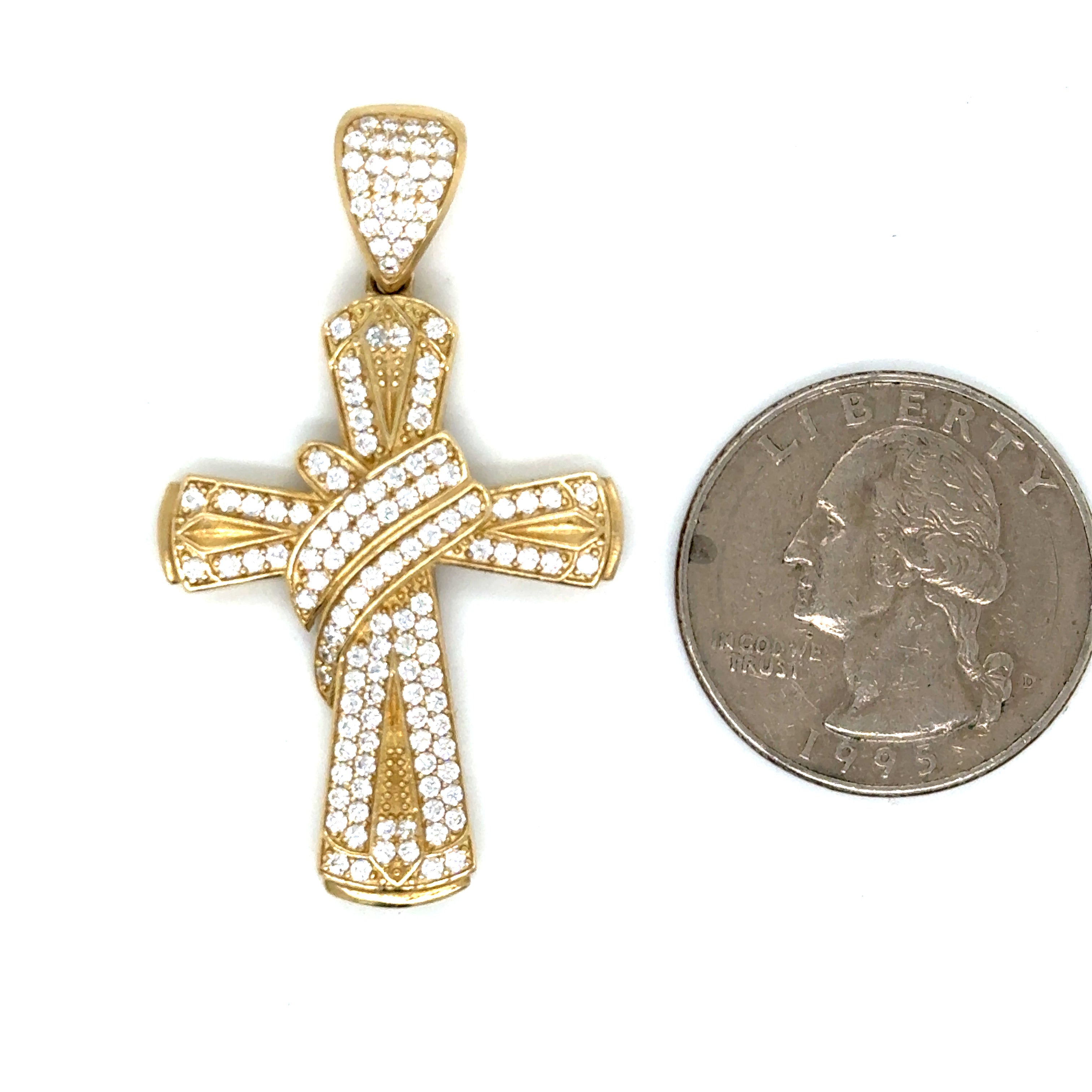 10k Gold - Cross Pendant