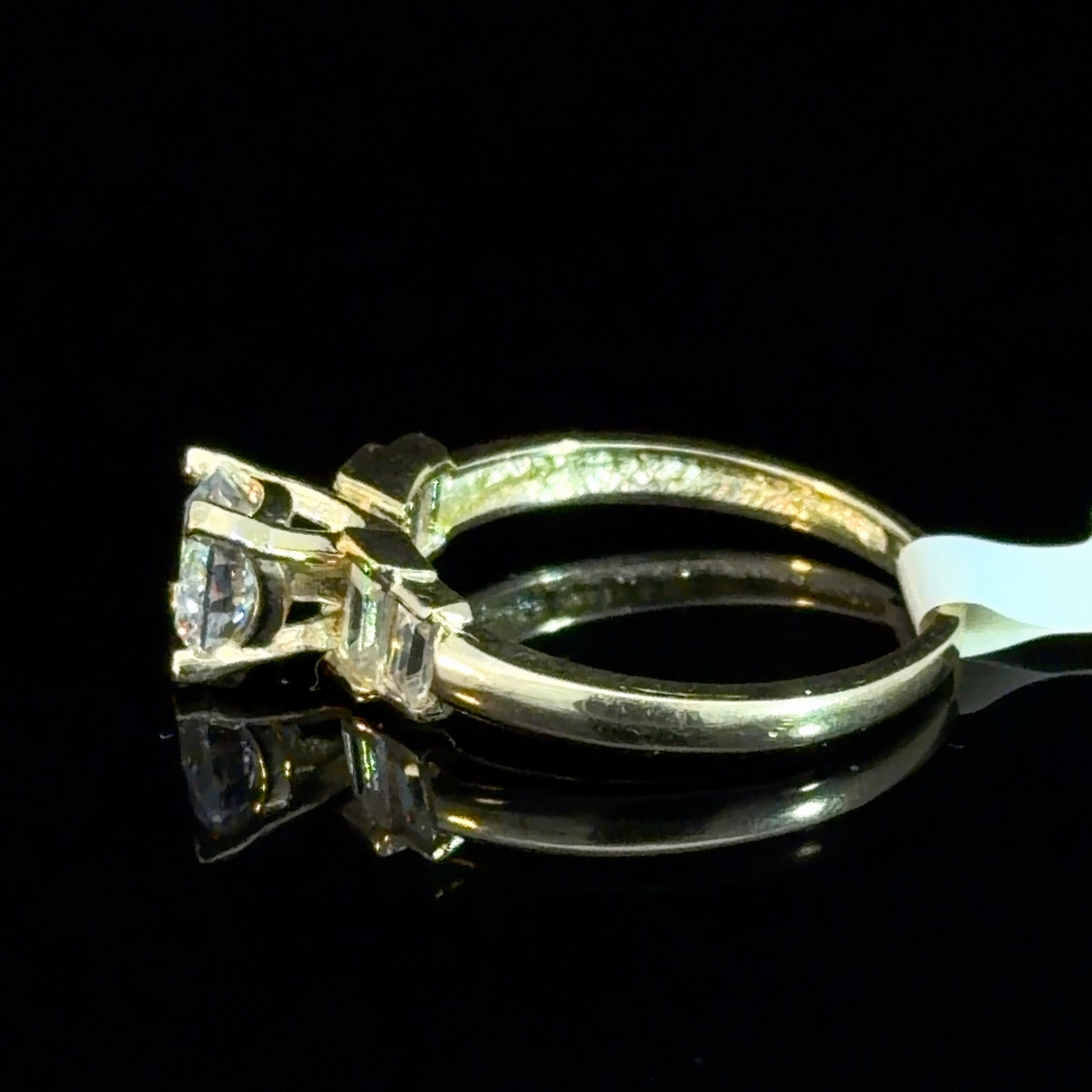 10k Gold - CZ Engagement Ring