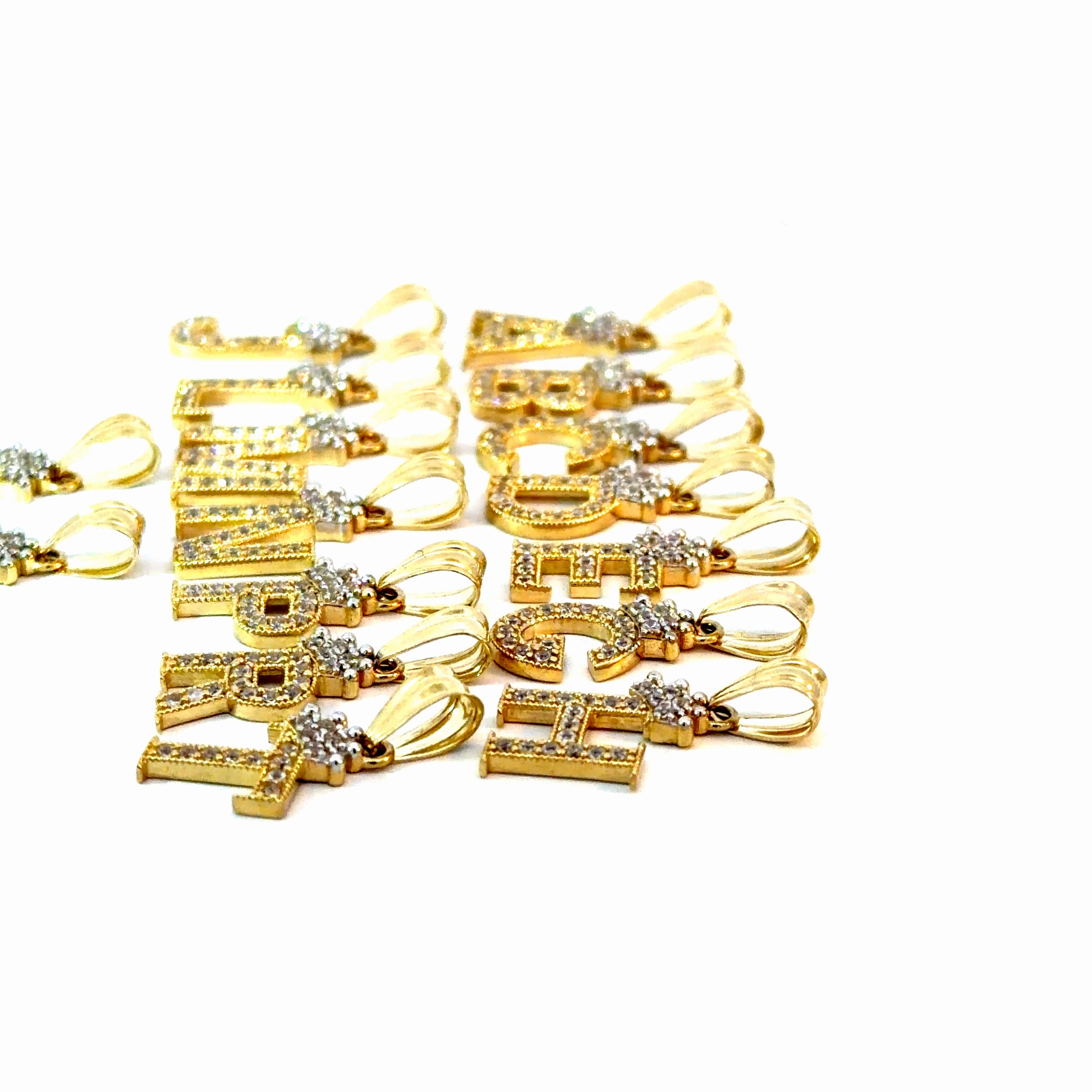 10k Gold - Crown Initials