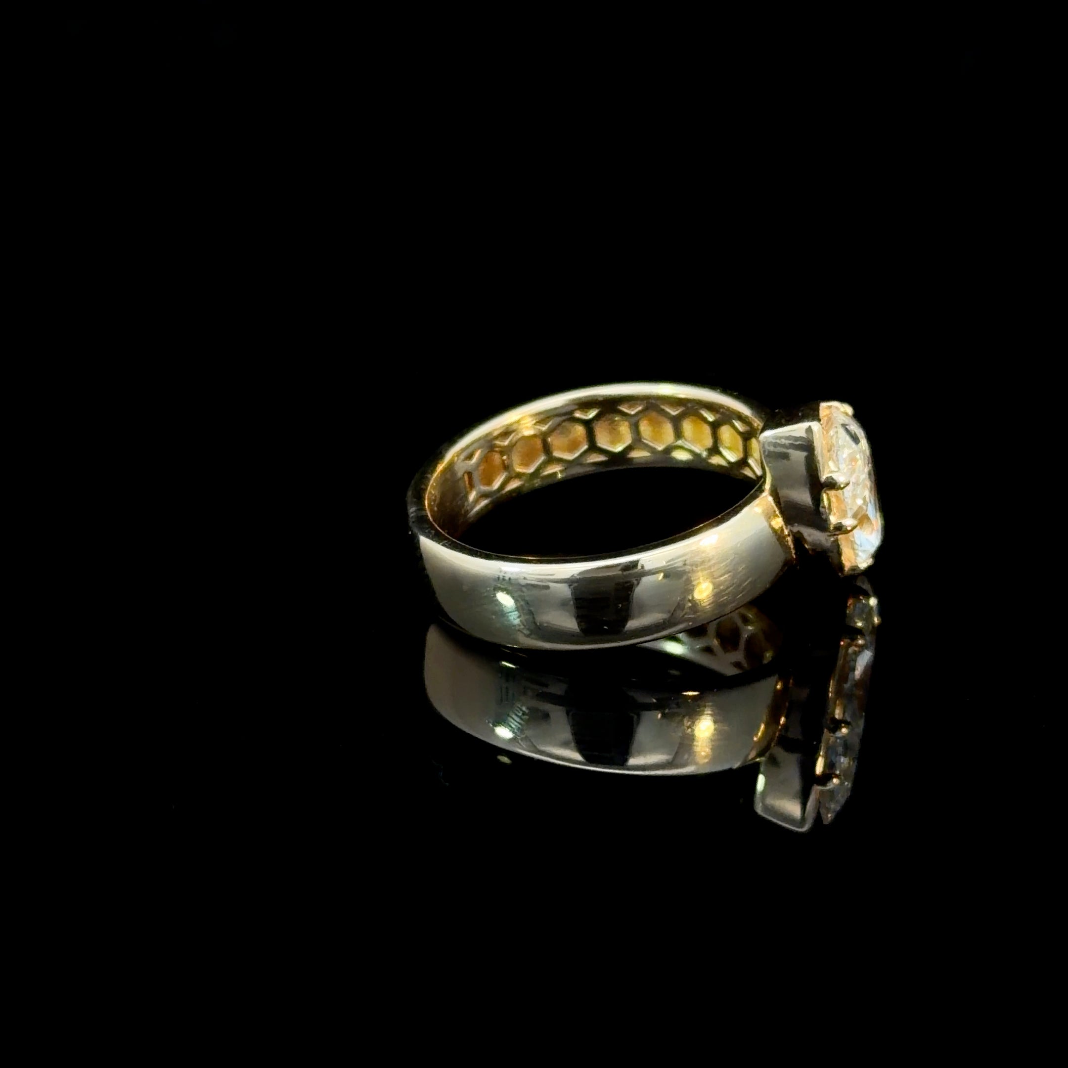 14k Gold & Lab-Grown Diamond Ring