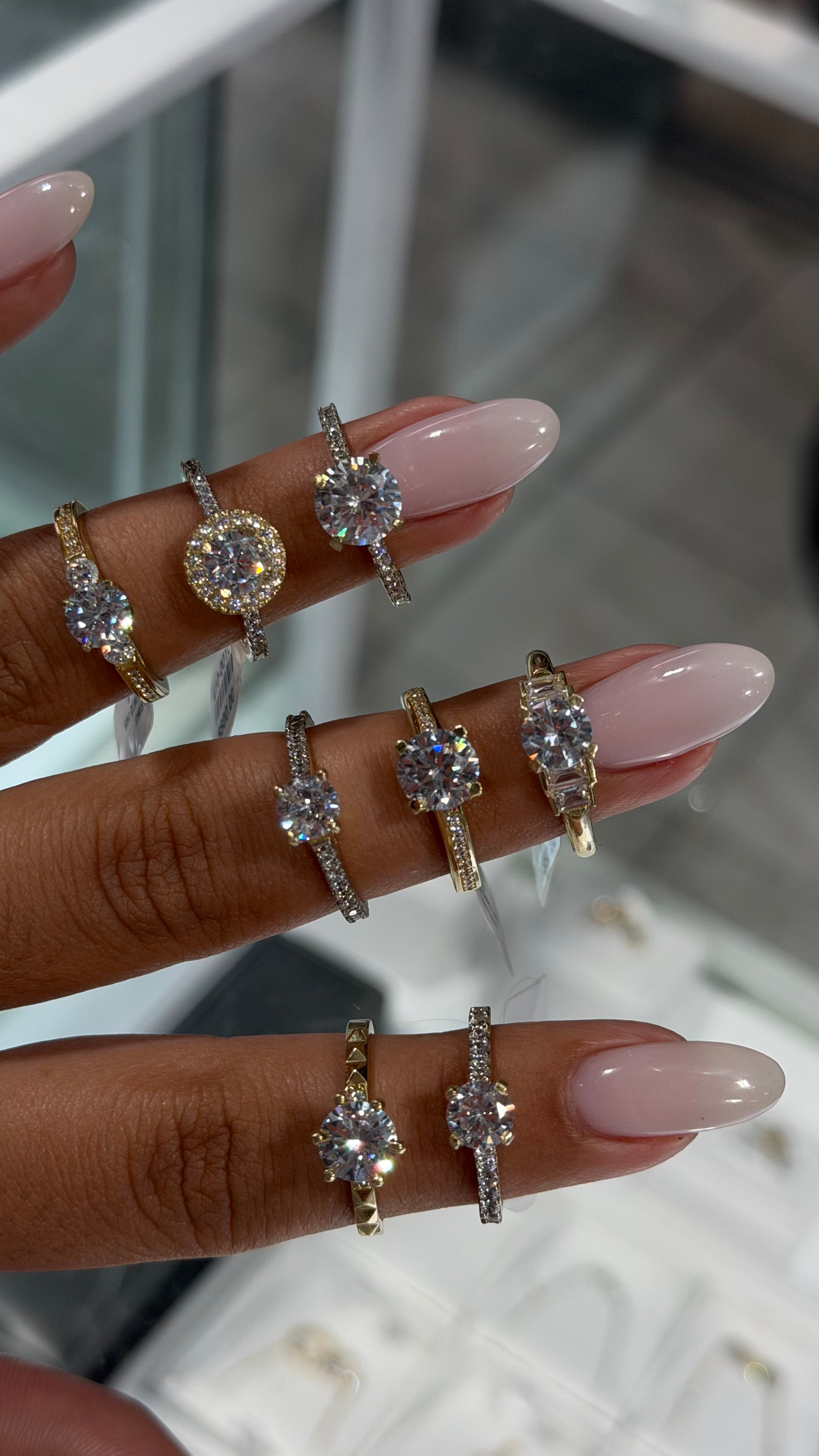 10k Gold - CZ Engagement Ring