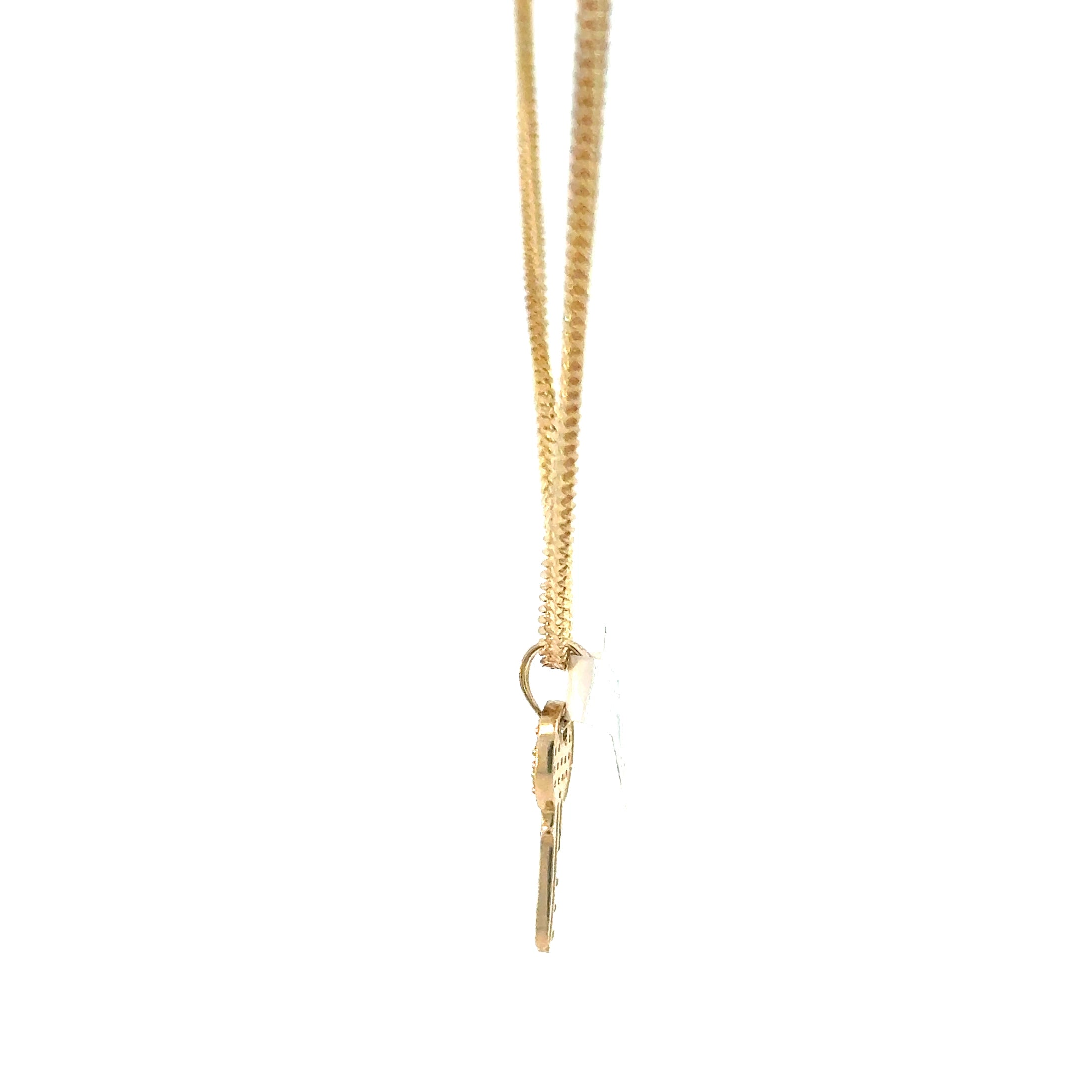 10k Gold Set - 1.8mm Franco Chain + Pendant