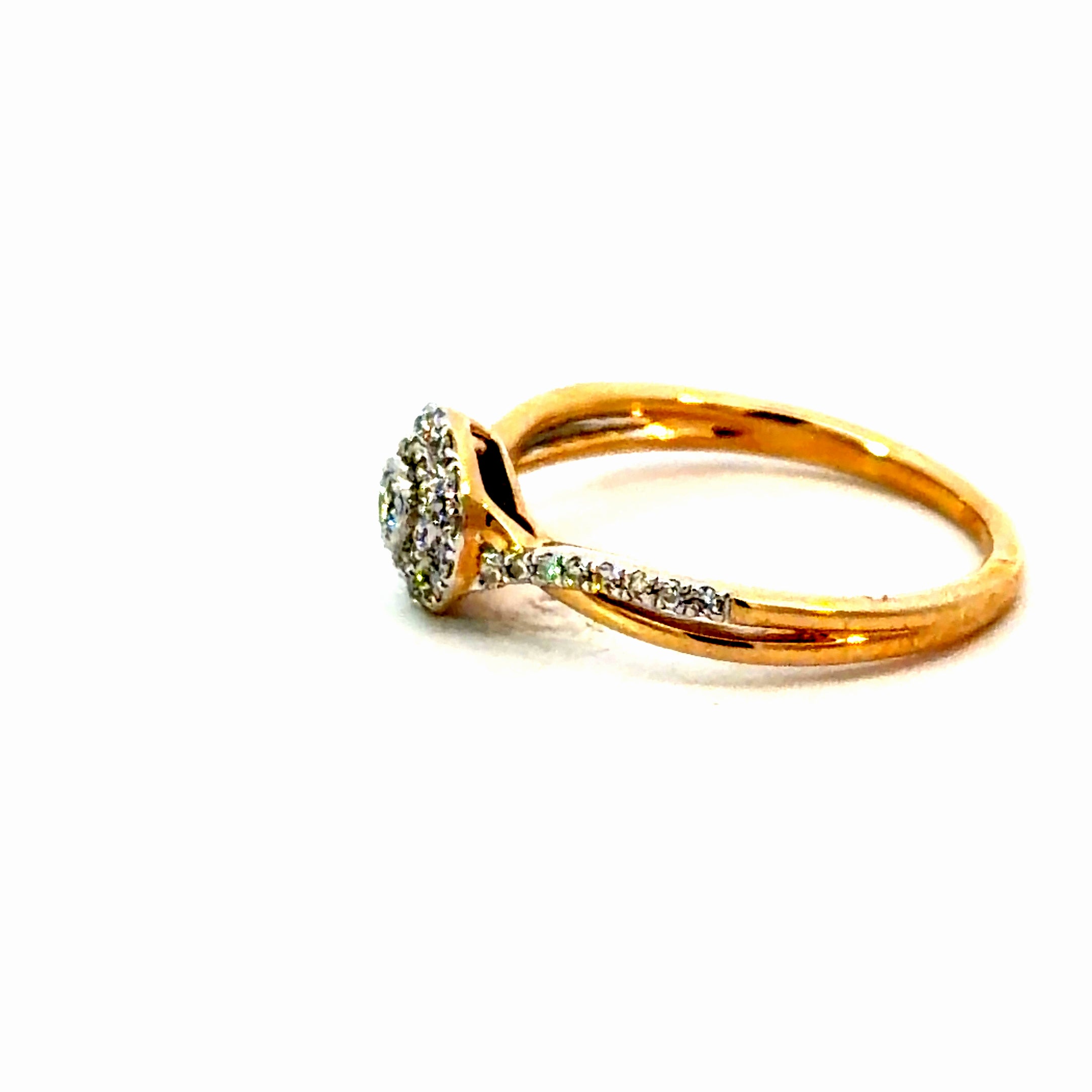 10k Gold & Diamonds Ring