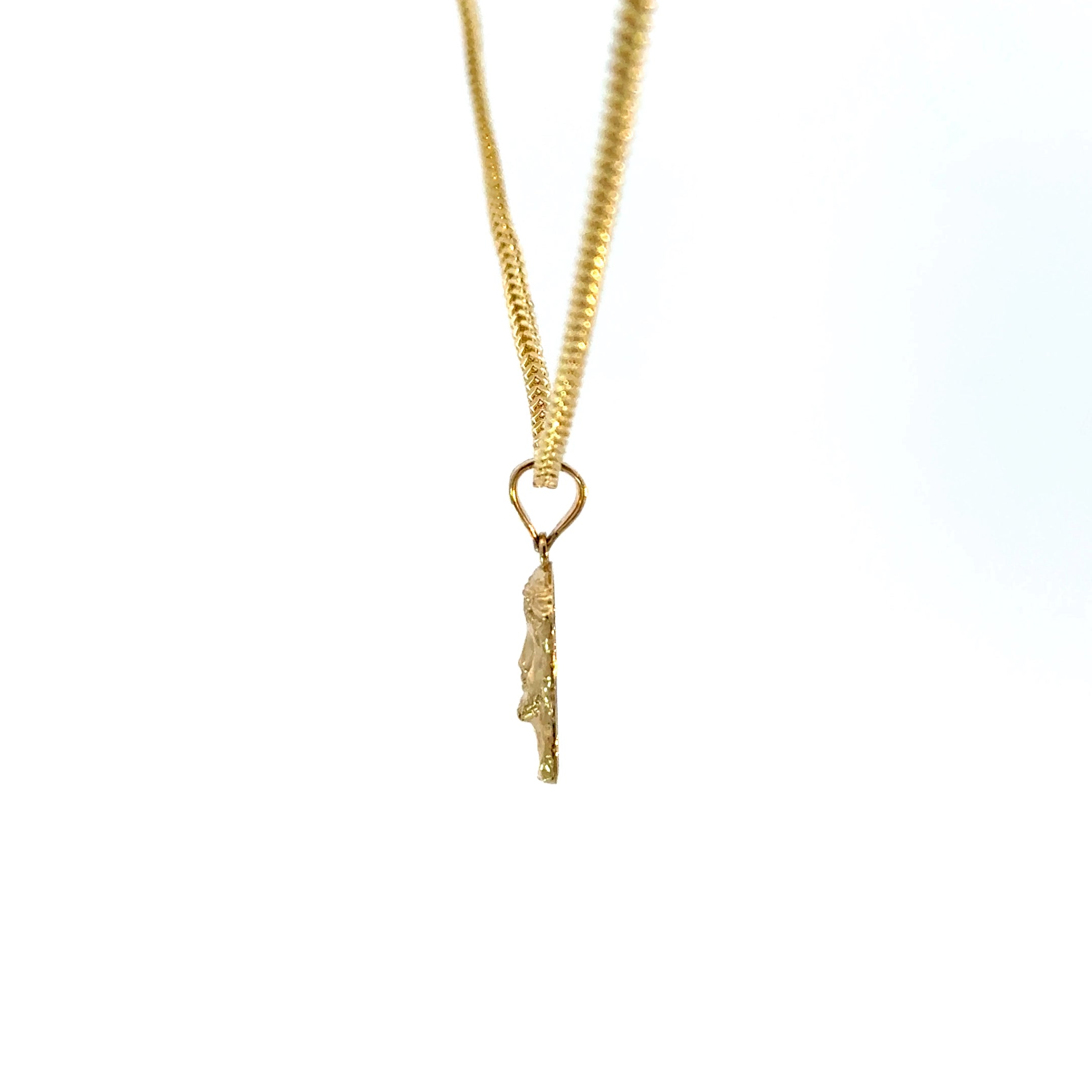 10k Gold Set - 1.5mm Franco Chain + Pendant