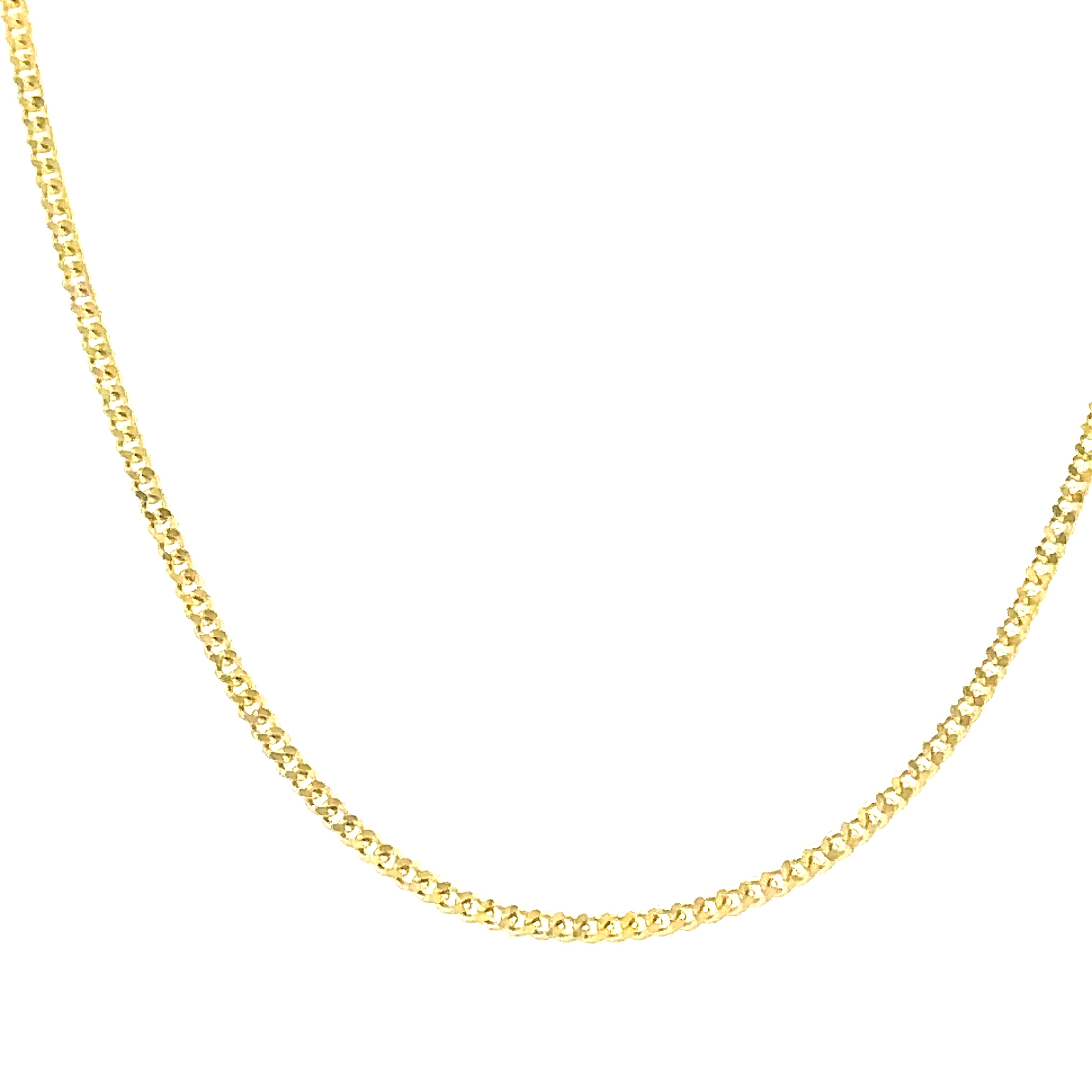 10k Solid - 1.5mm Cuban Chain