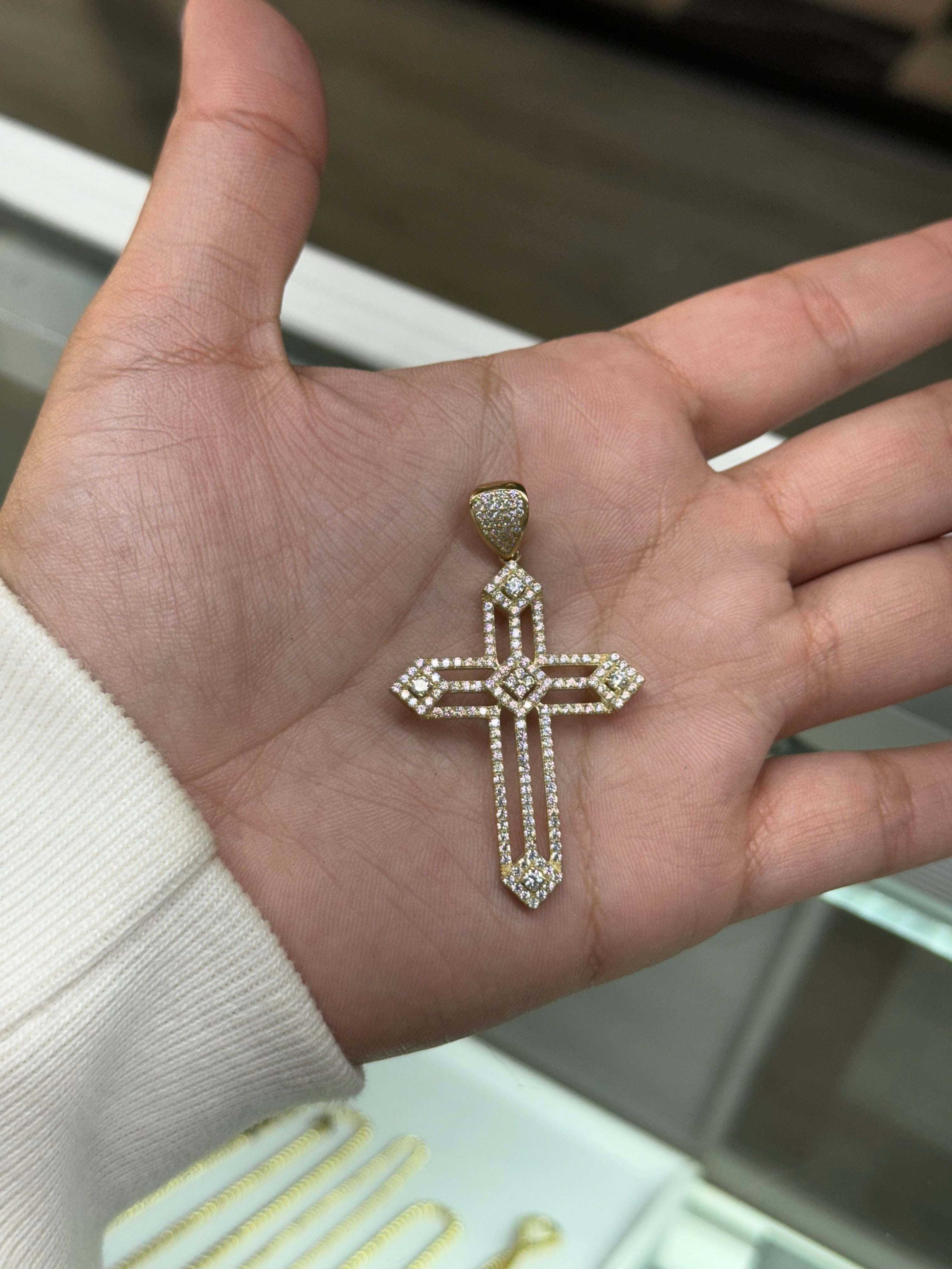 10k Gold - Cross Pendant