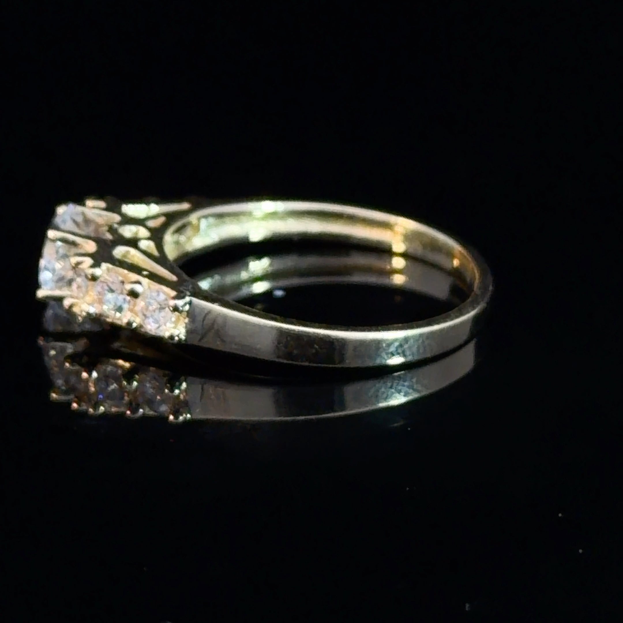 10k Gold - CZ Engagement Ring / StyleB