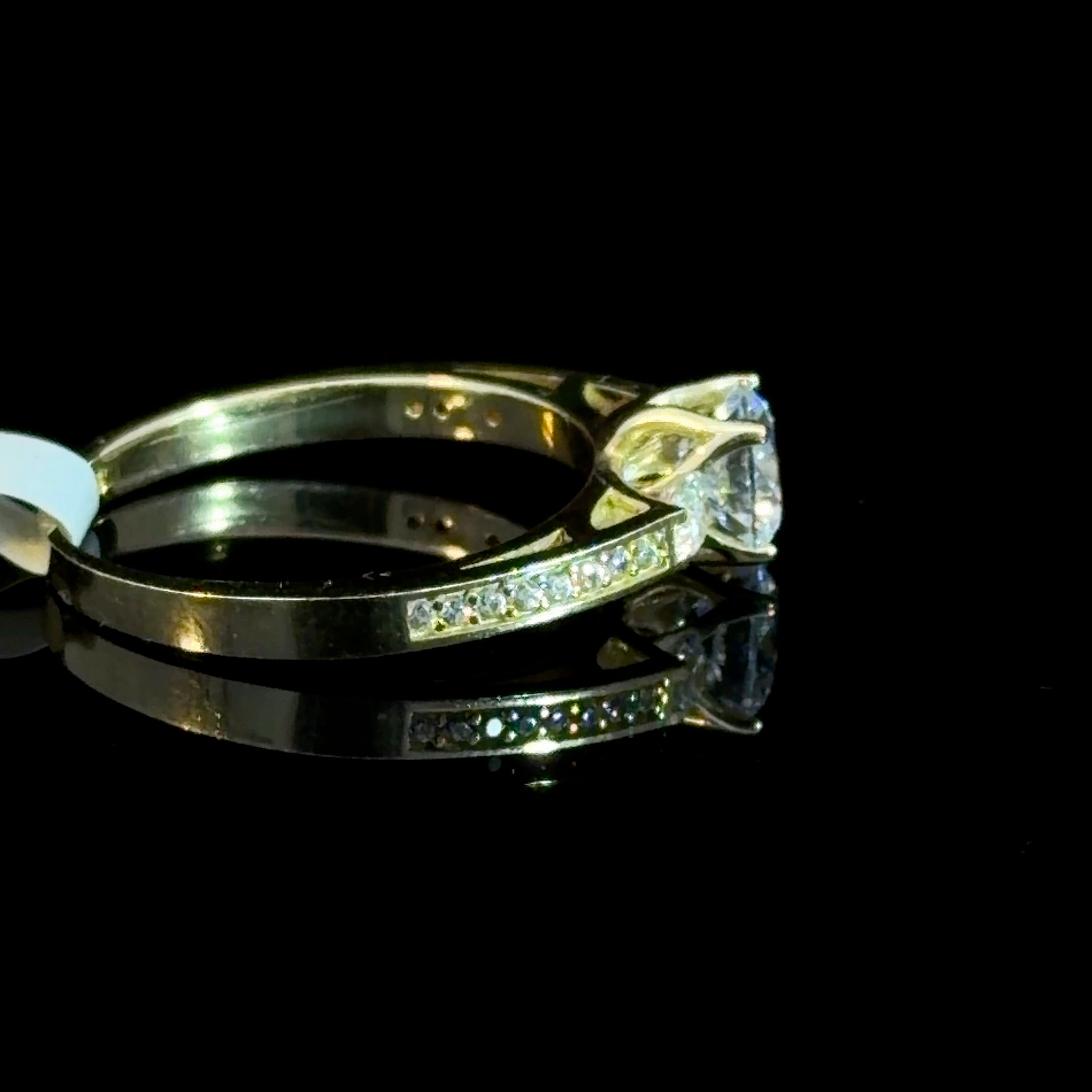 10k Gold - CZ Engagement Ring