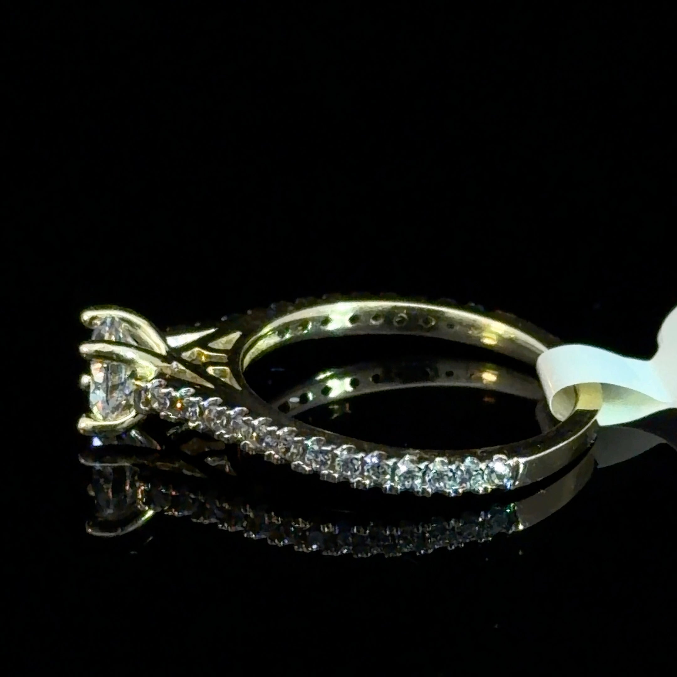 10k Gold - CZ Engagement Ring