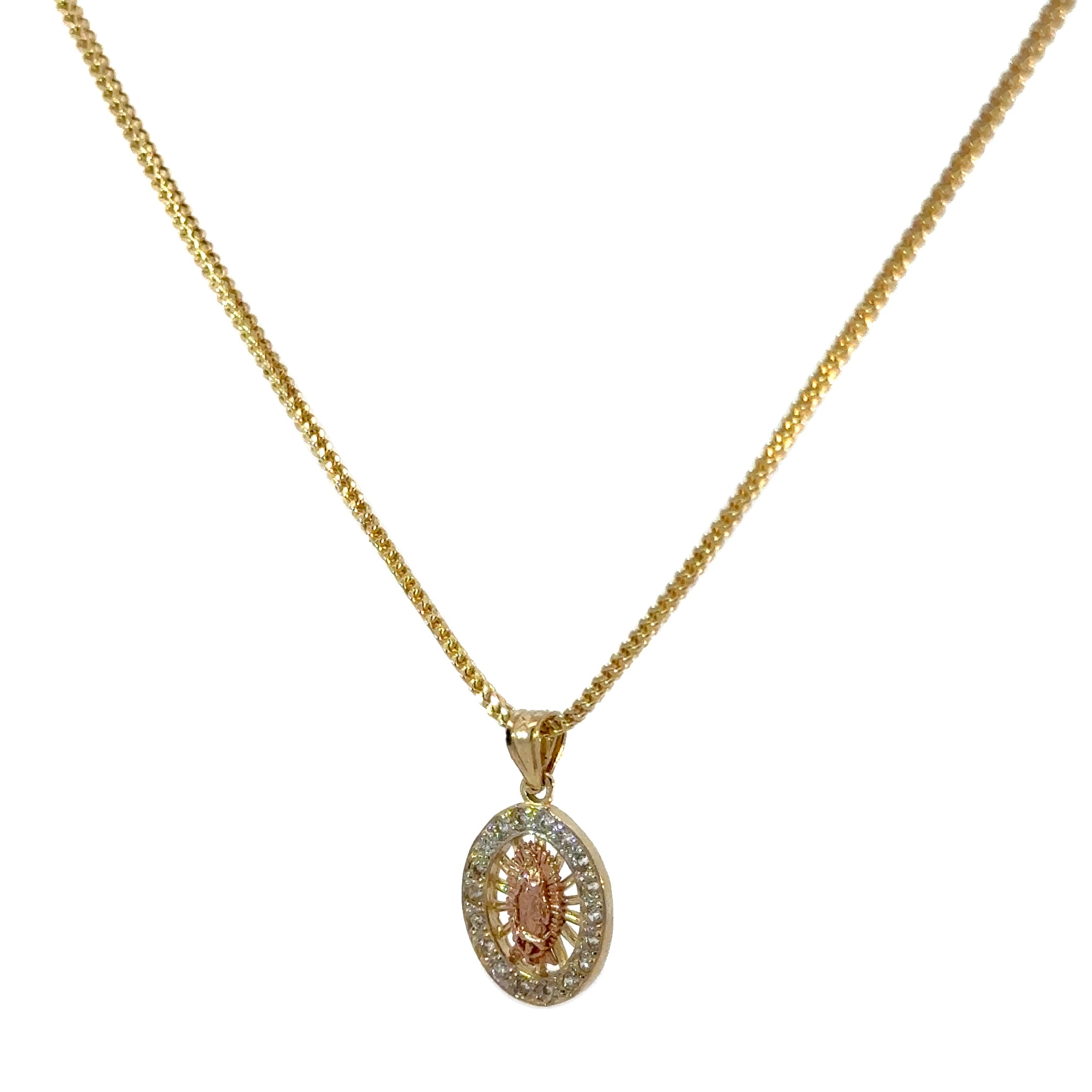 10k Gold Set -  1.5mm Franco Chain + Pendant