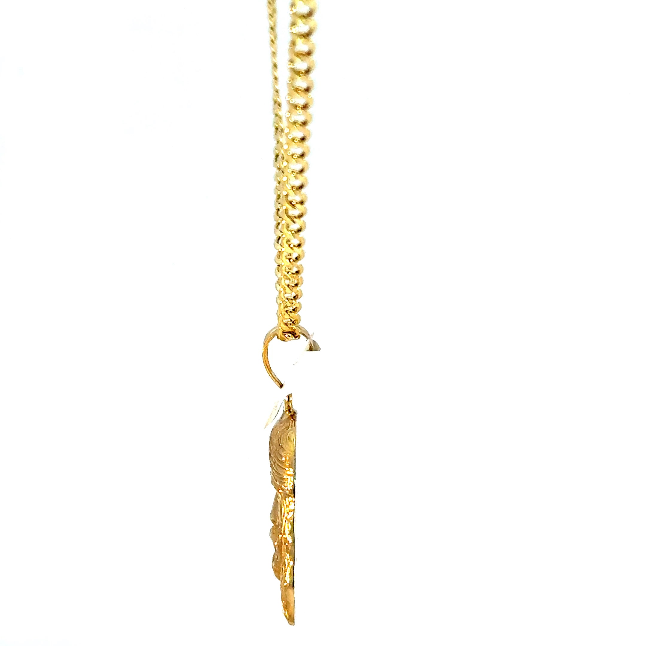 10k Gold Set - 2.5mm Cuban Chain + Pendant
