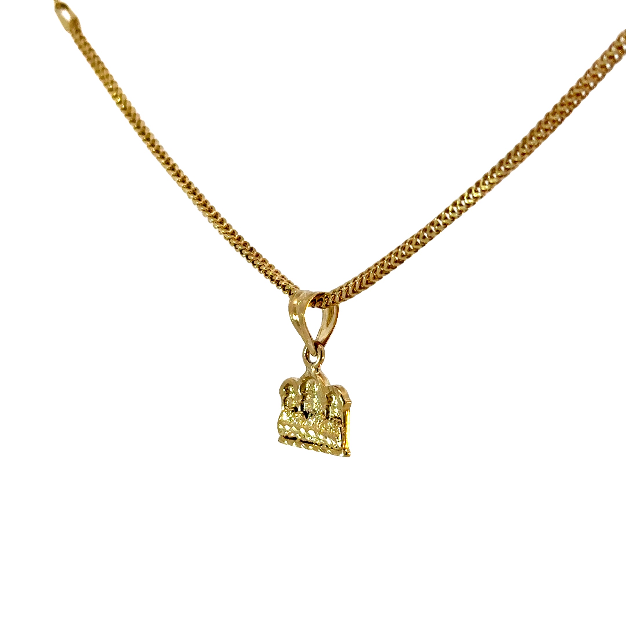 10k Gold Set -  1.3mm Franco Chain + Pendant