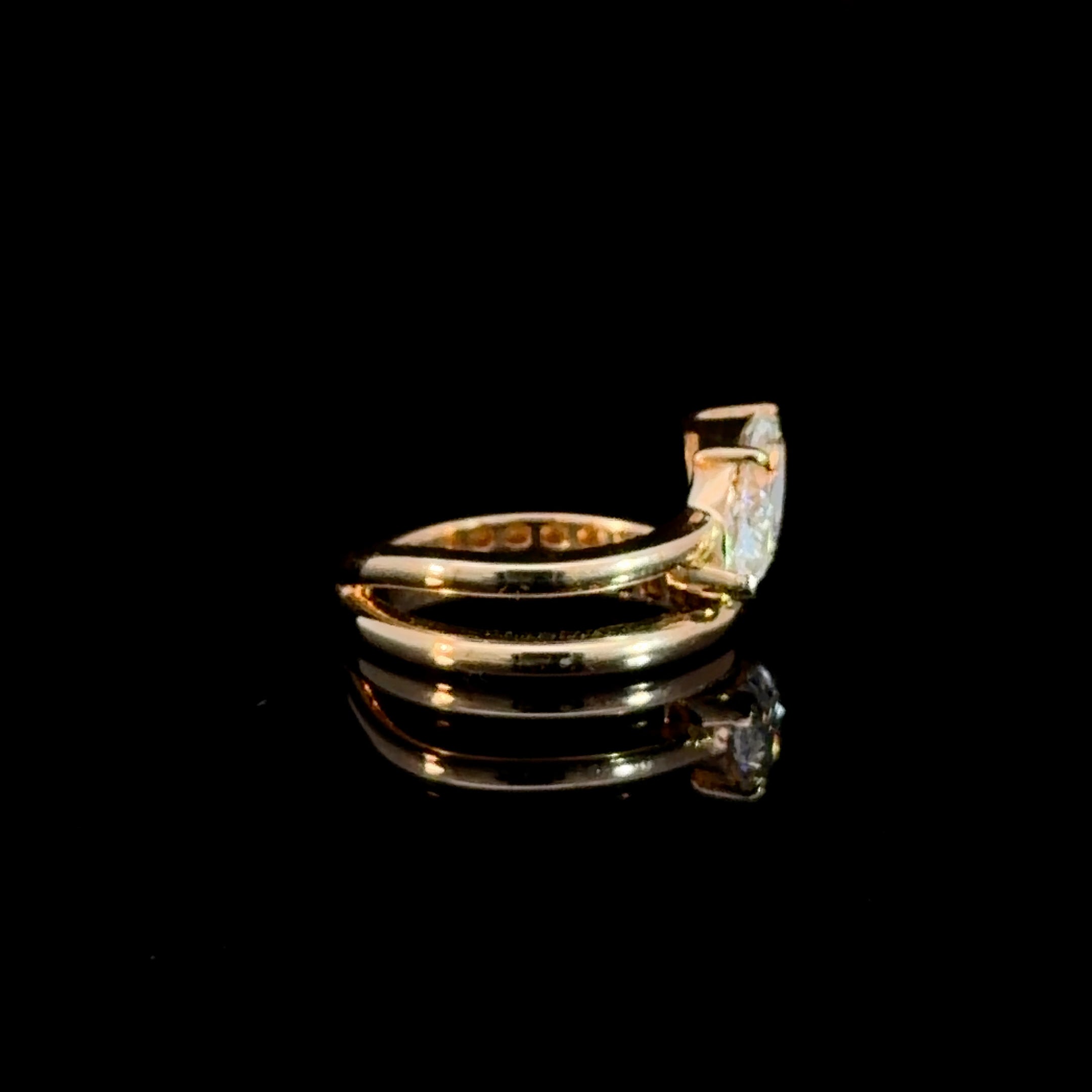 1.20CT Marquise Lab Diamond Ring