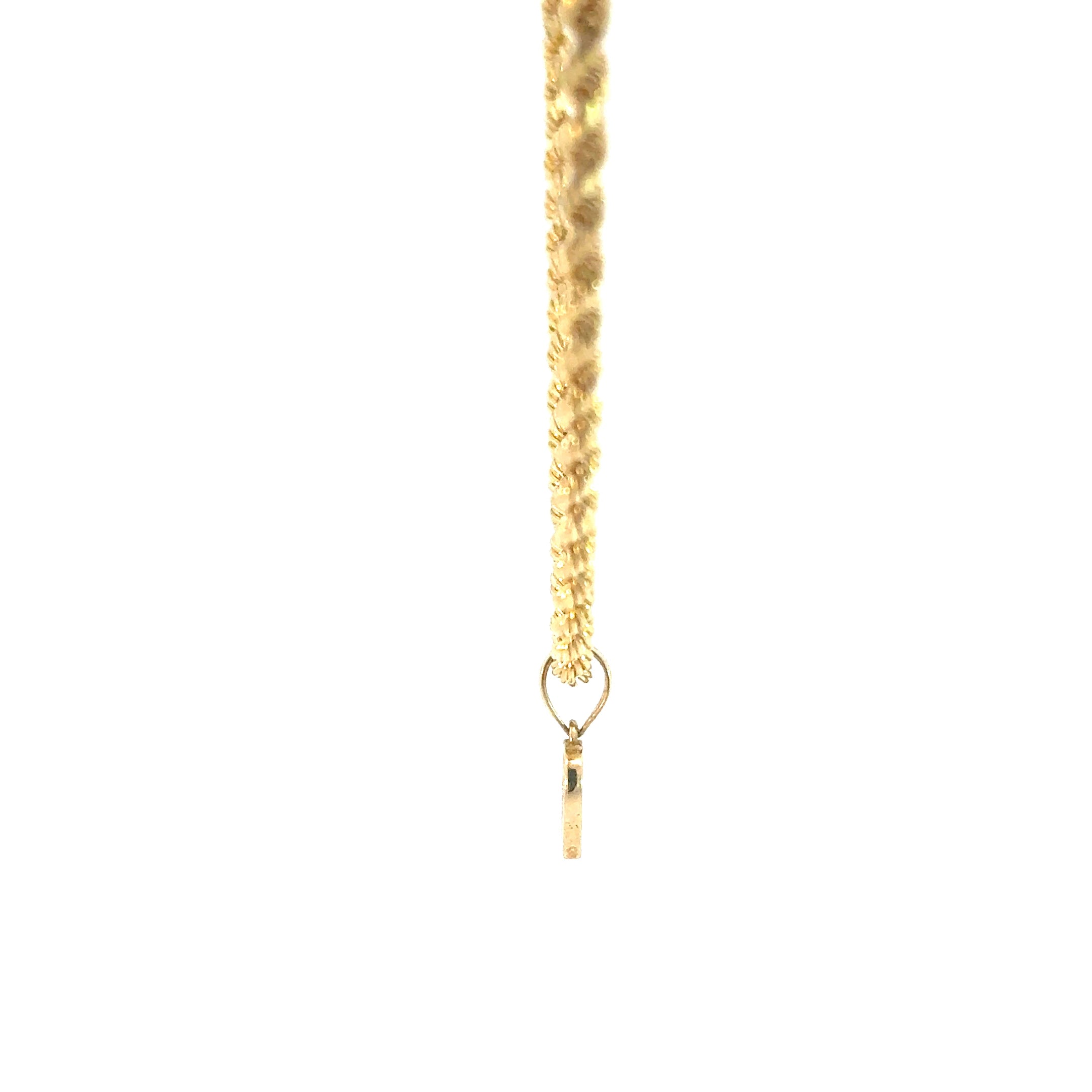 10k Gold Set - 3mm Rope Chain + Pendant