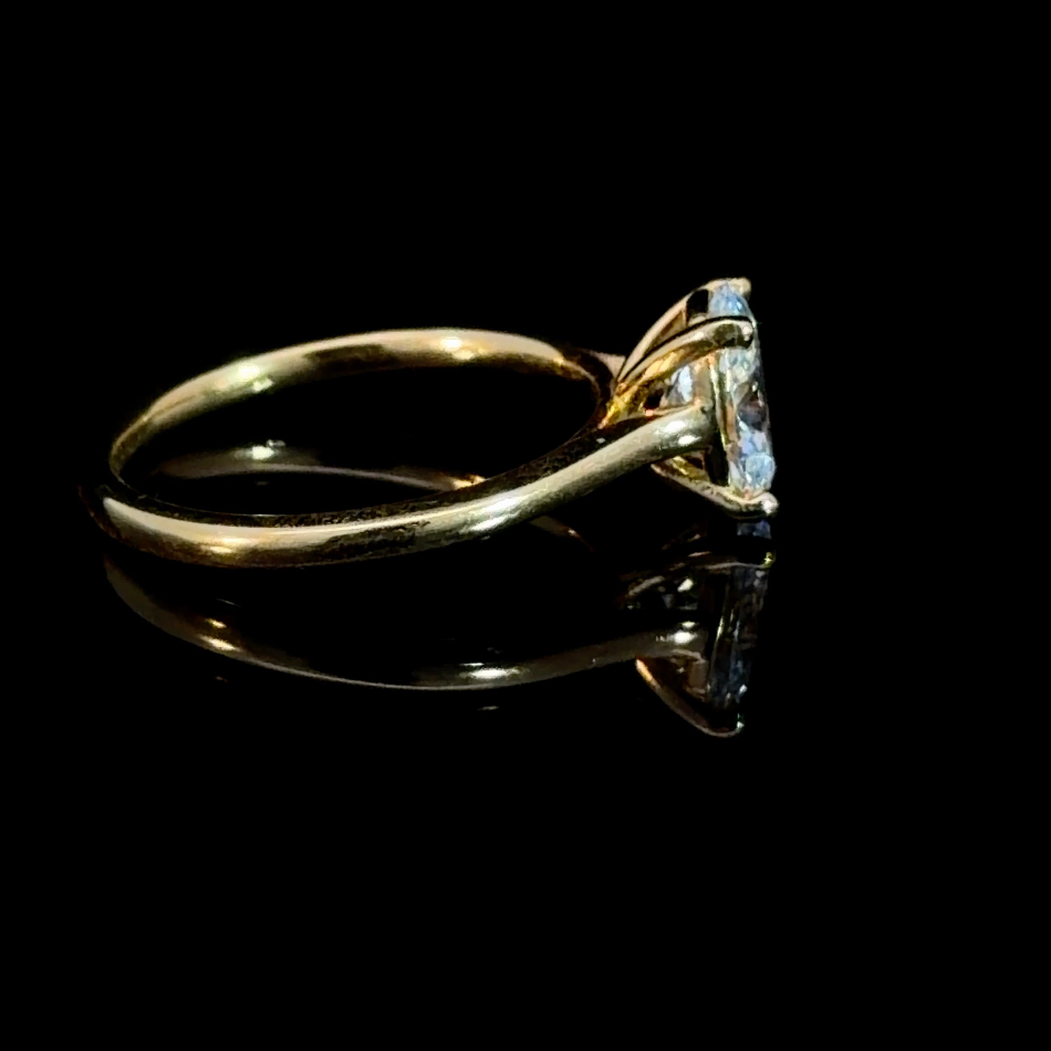 Oval Cut Lab Grown Diamond Engagement Ring