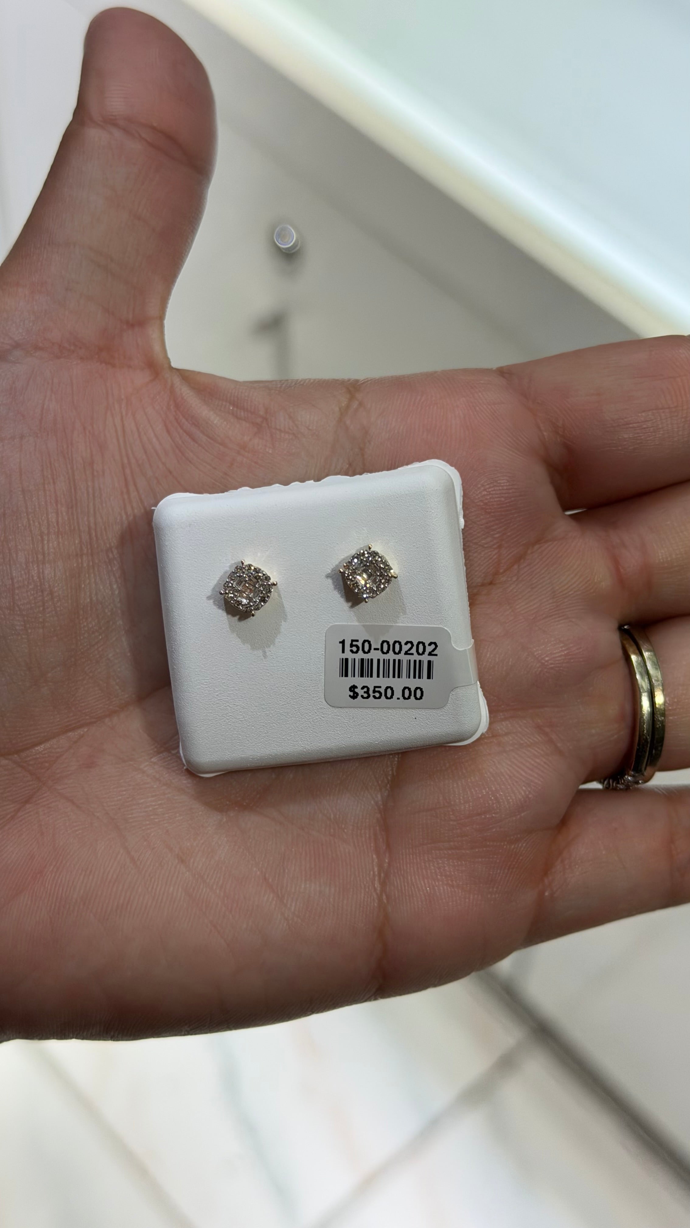 10k Gold & Diamond Studs