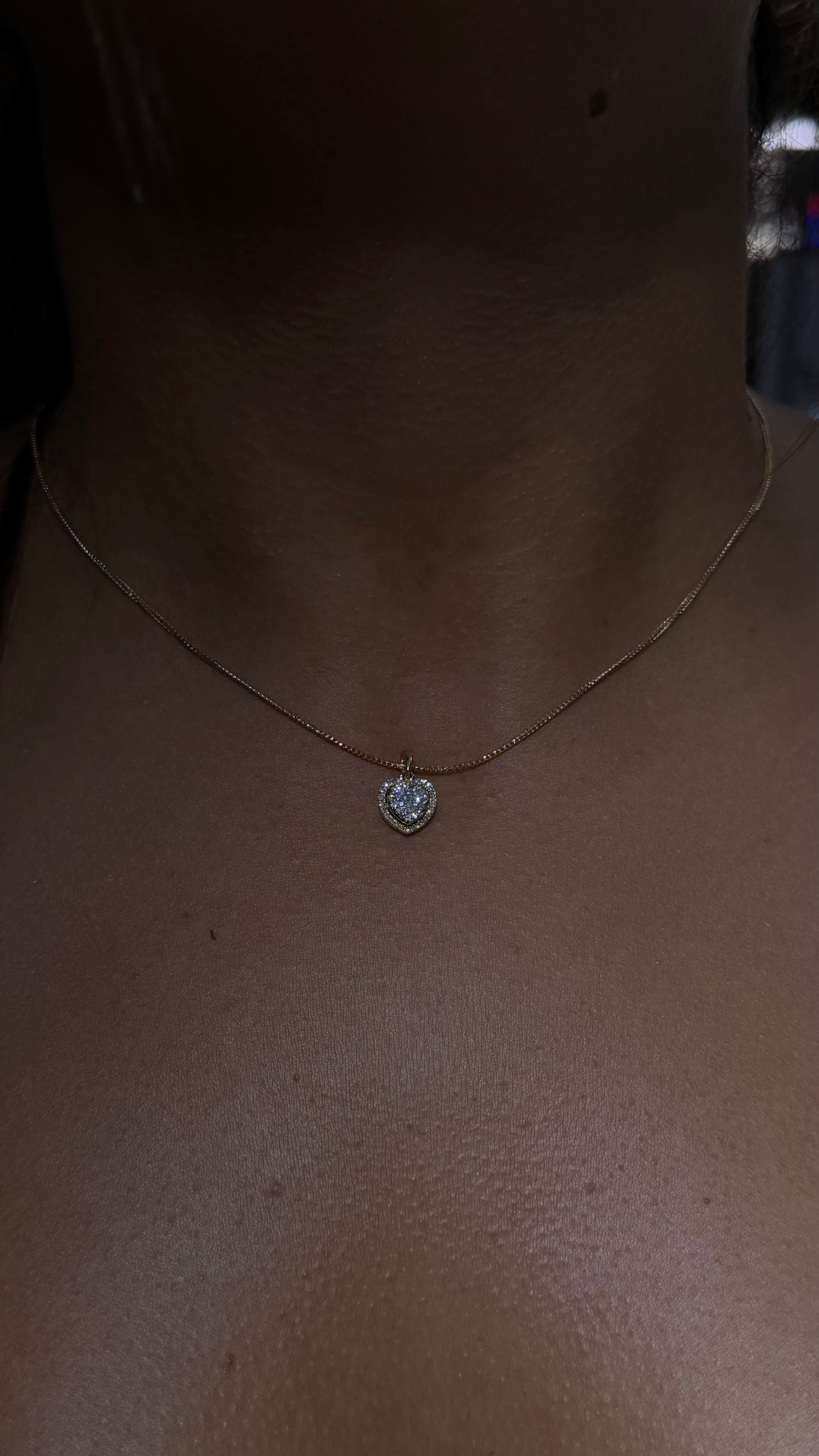 10k Gold & Diamonds - Pendant ONLY